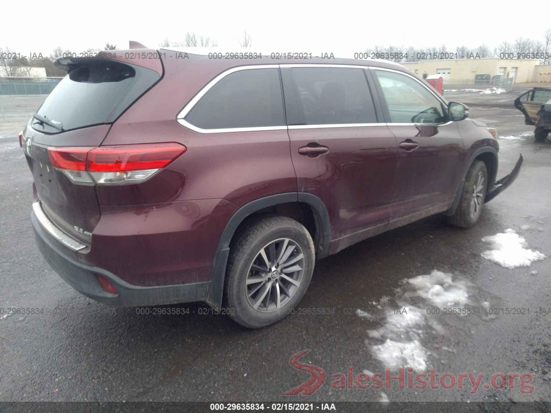 5TDJZRFH0JS909155 2018 TOYOTA HIGHLANDER