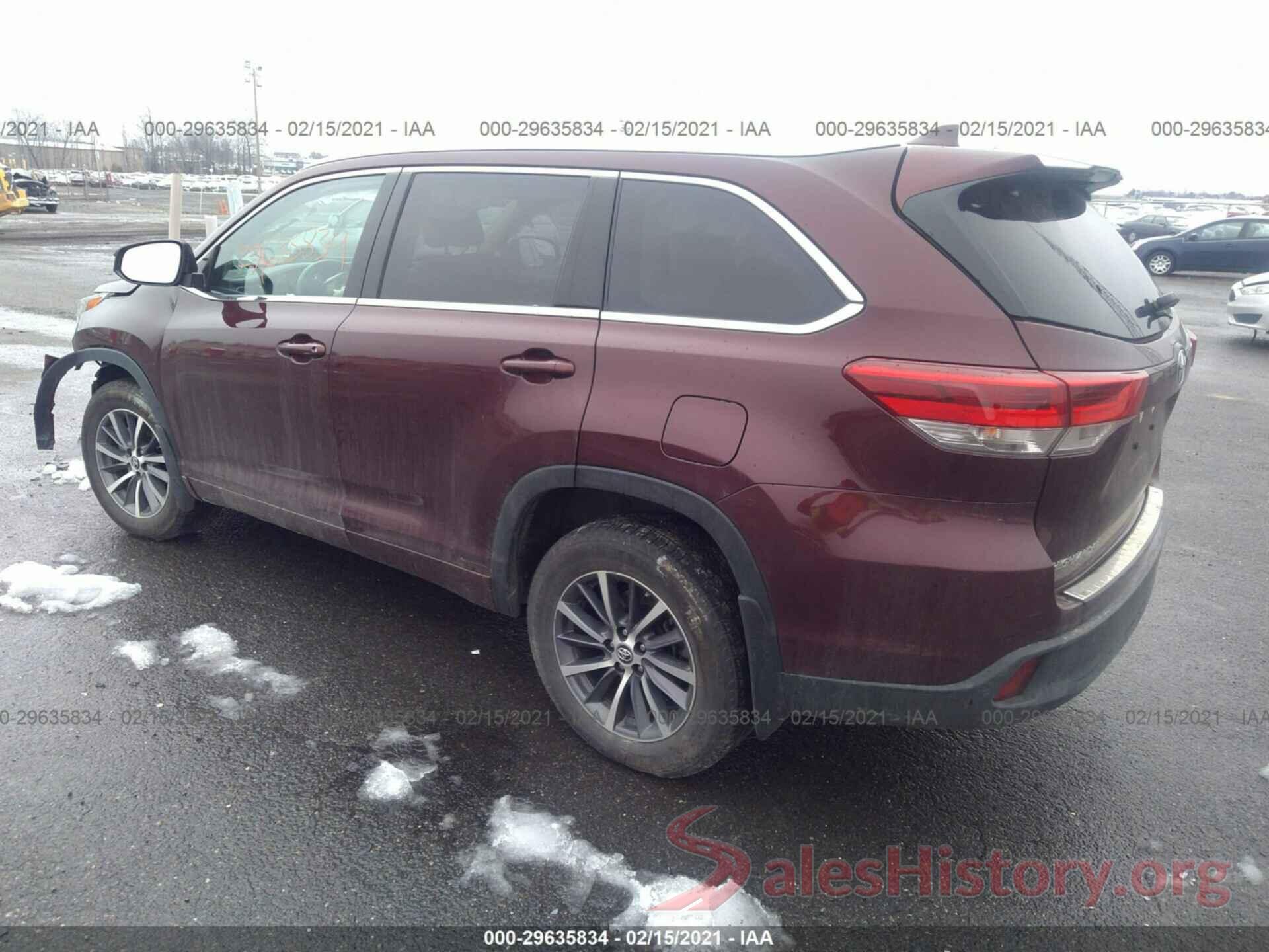 5TDJZRFH0JS909155 2018 TOYOTA HIGHLANDER