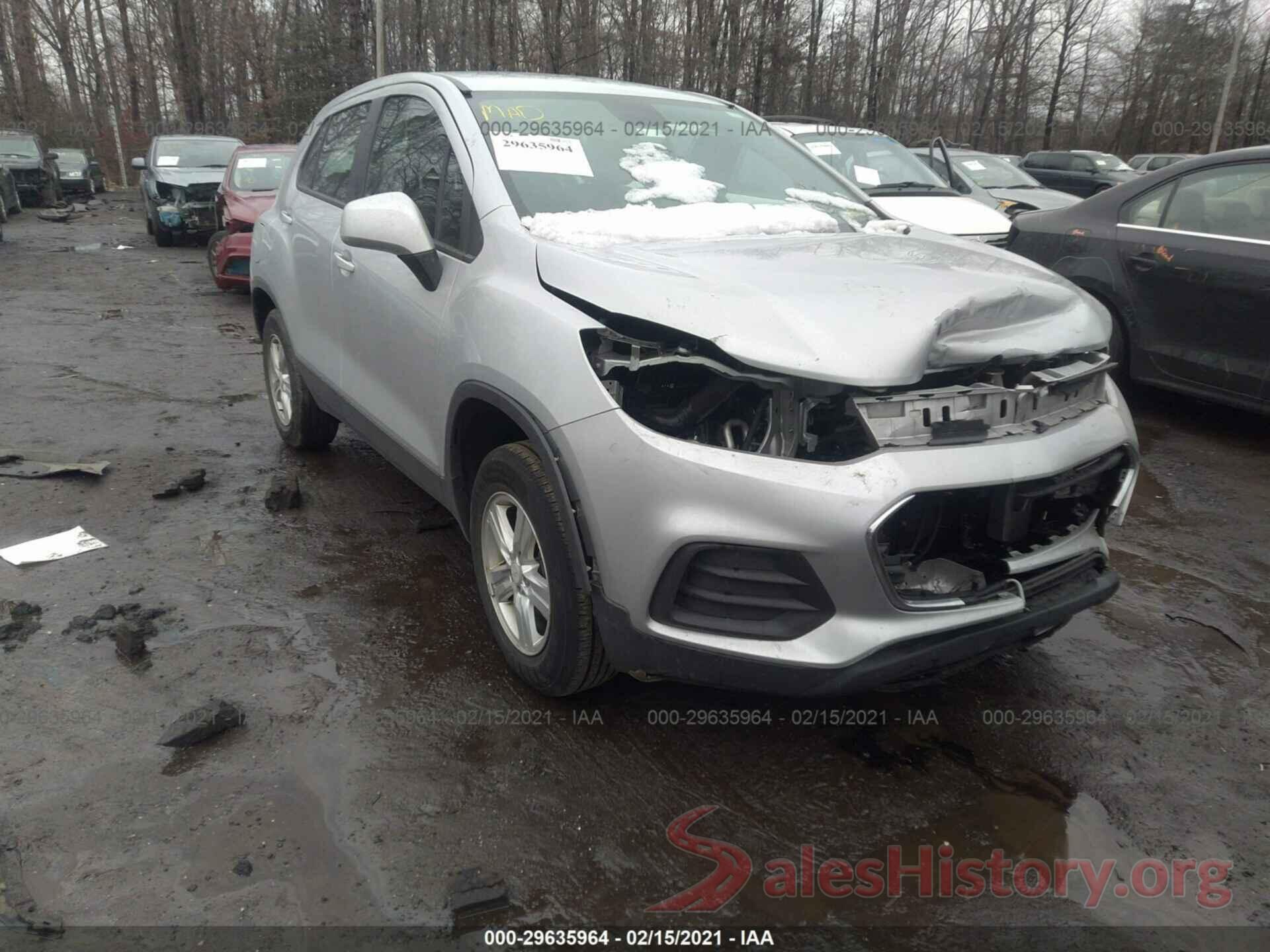 3GNCJNSB4JL419079 2018 CHEVROLET TRAX