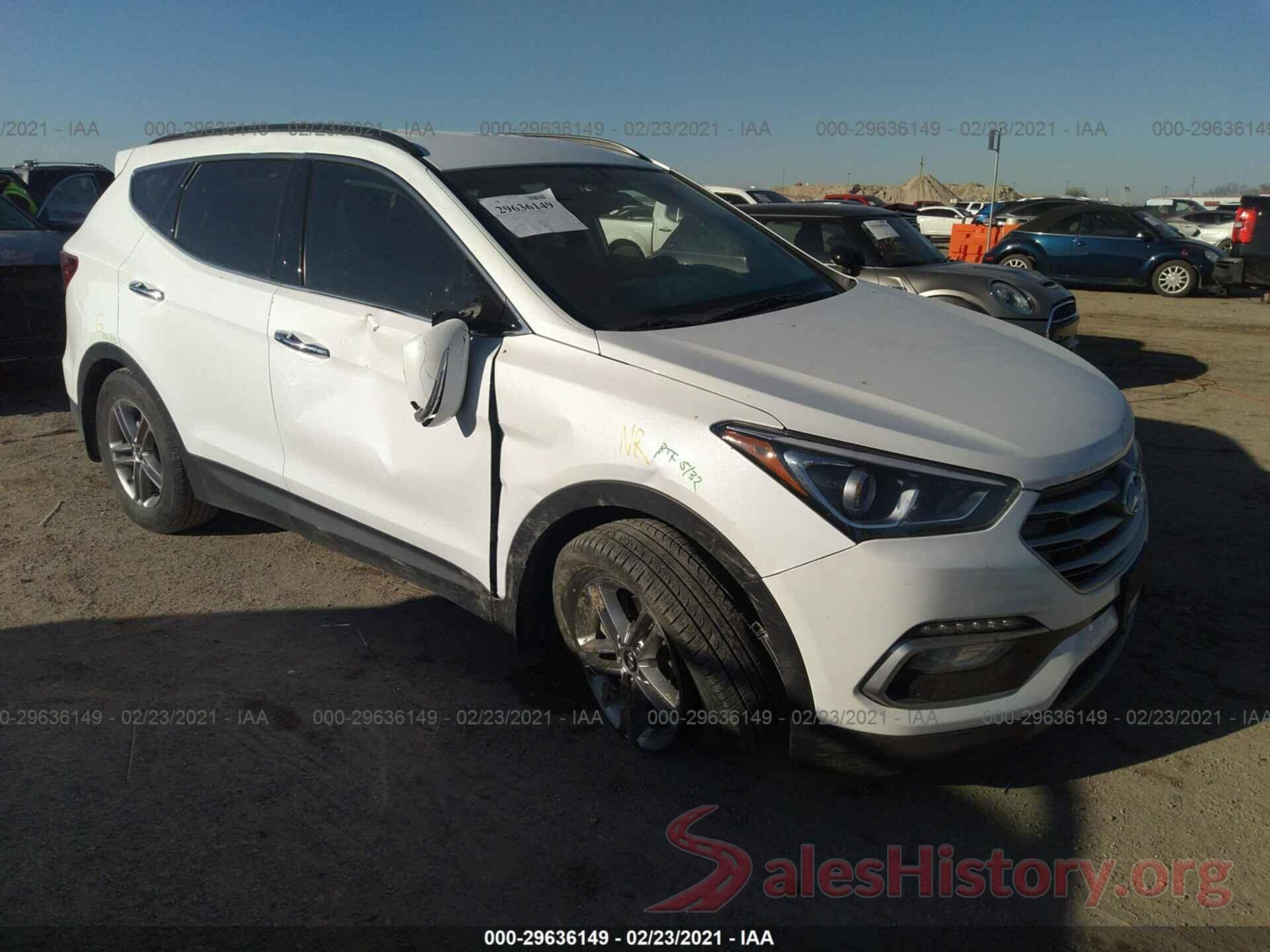 5XYZU3LB0JG533956 2018 HYUNDAI SANTA FE SPORT