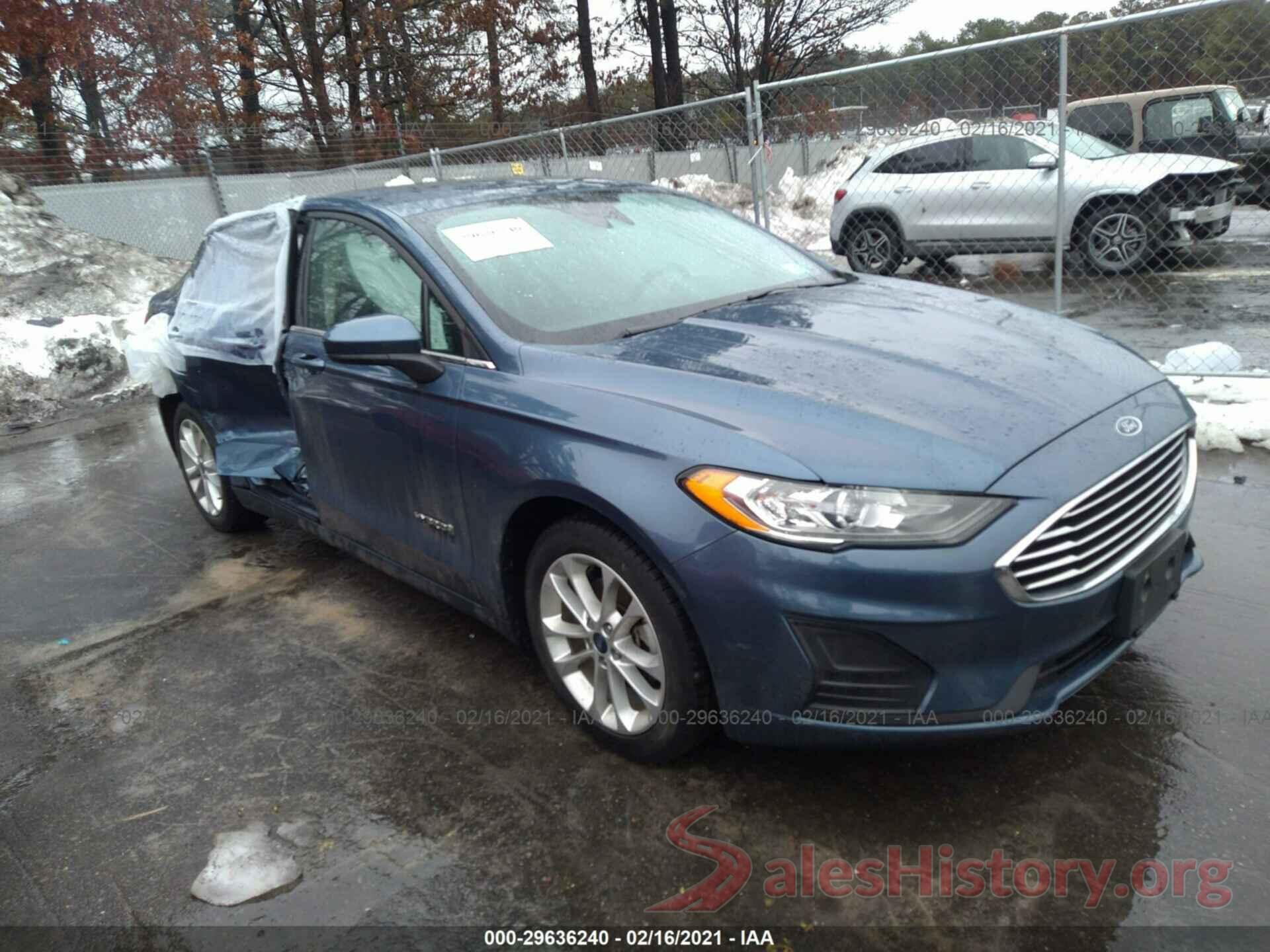 3FA6P0LU4KR108778 2019 FORD FUSION HYBRID