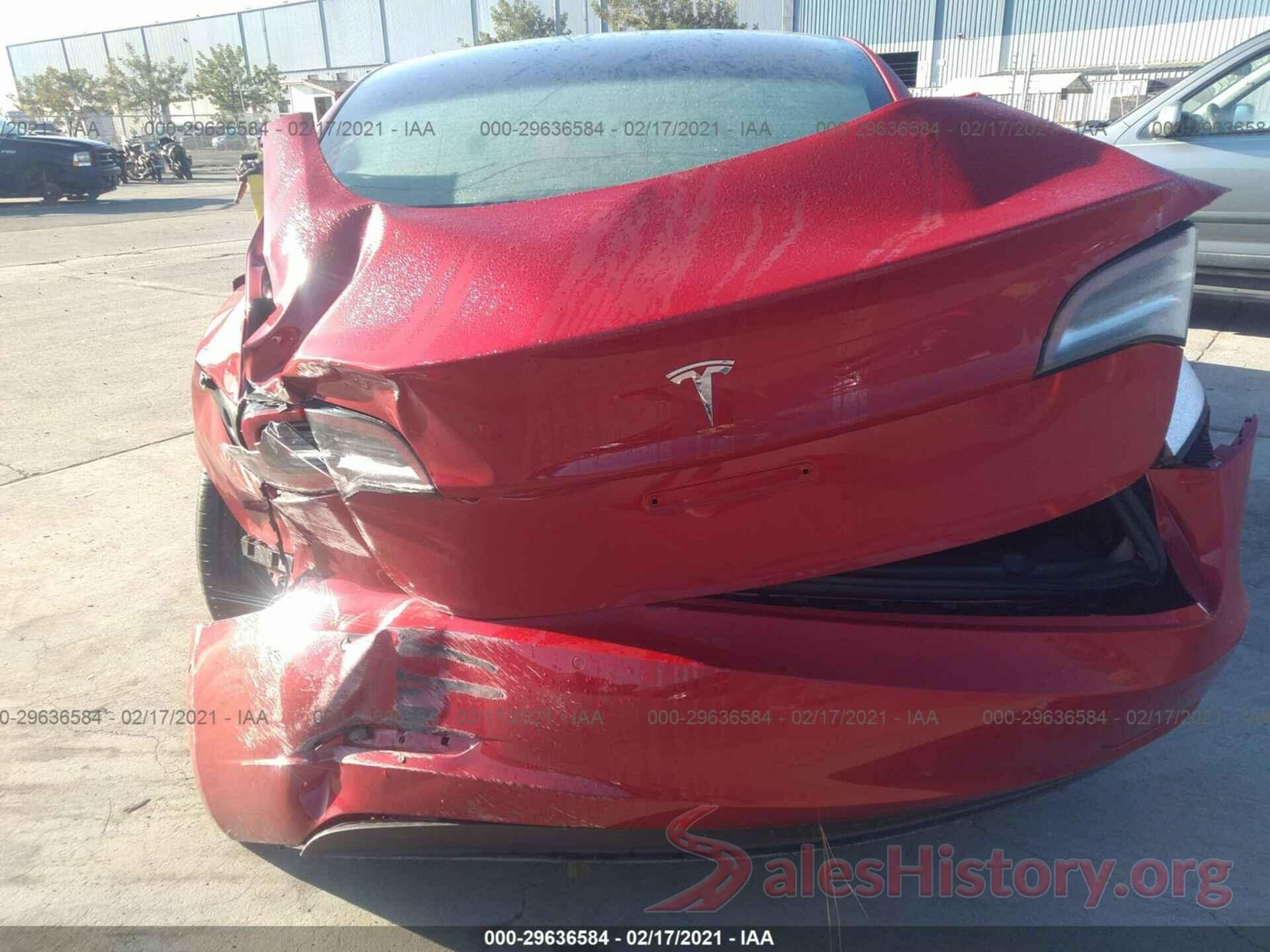 5YJ3E1EA1MF877531 2021 TESLA MODEL 3