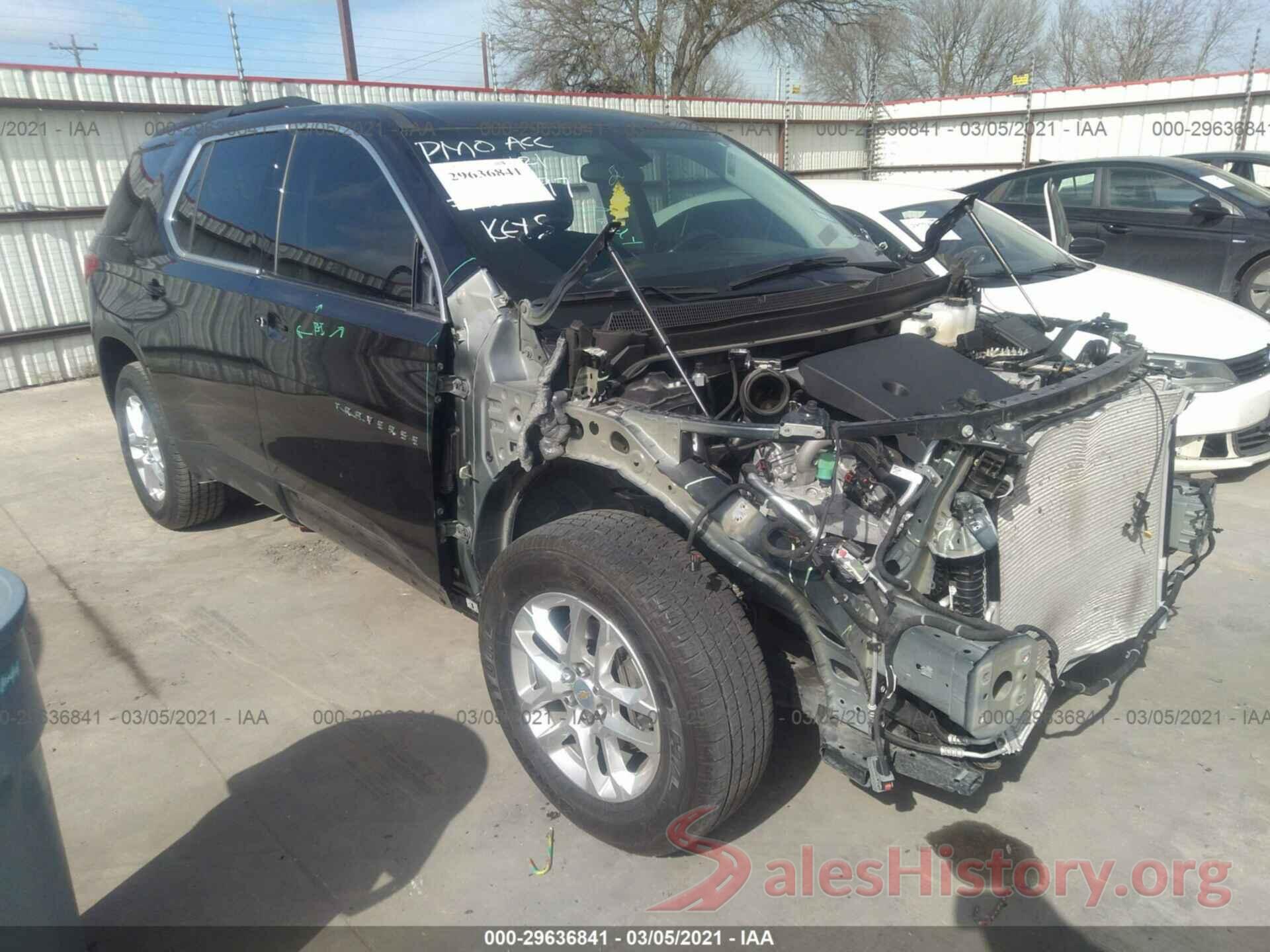 1GNERGKWXLJ164397 2020 CHEVROLET TRAVERSE