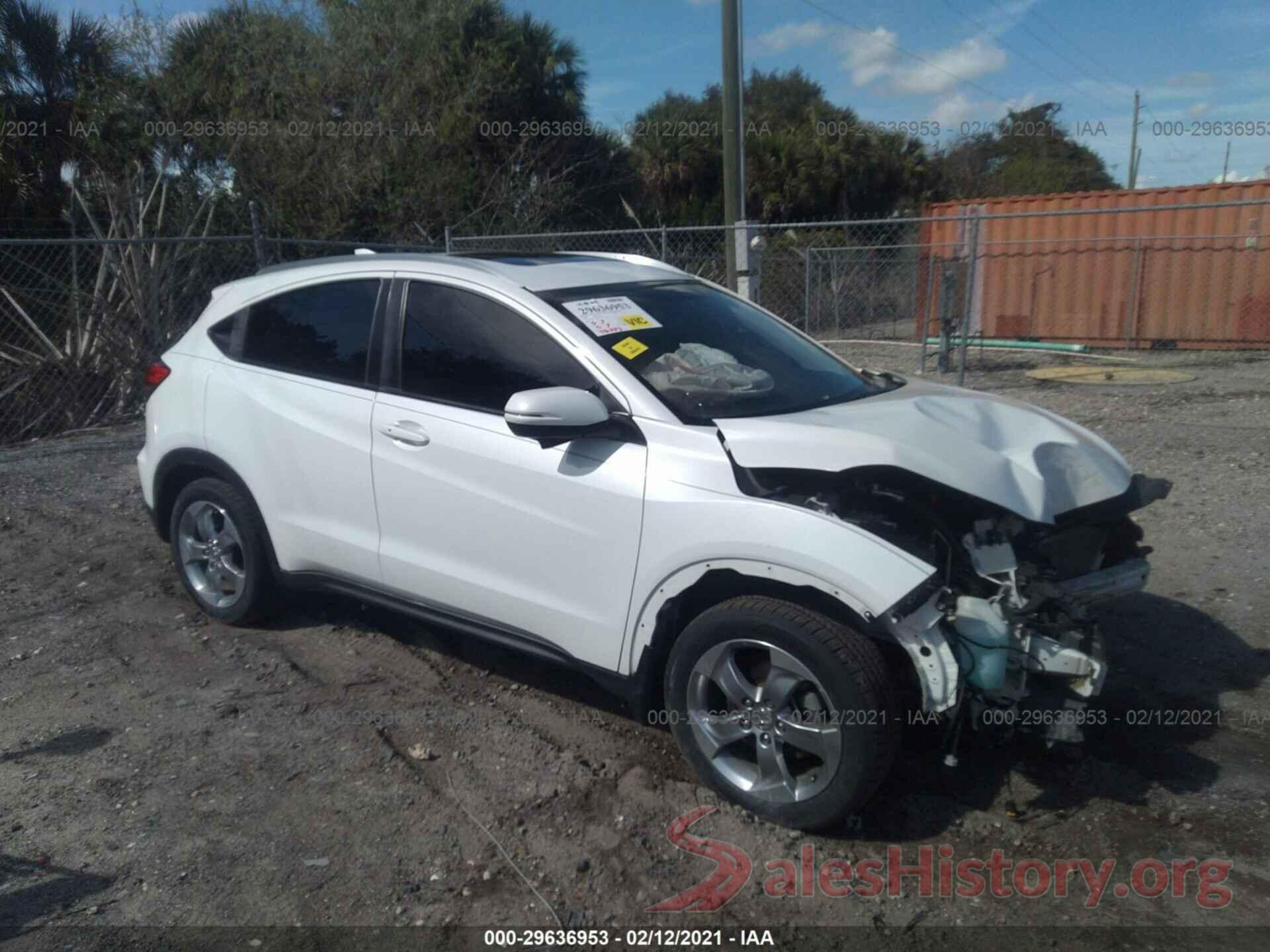 3CZRU5H79GM754378 2016 HONDA HR-V