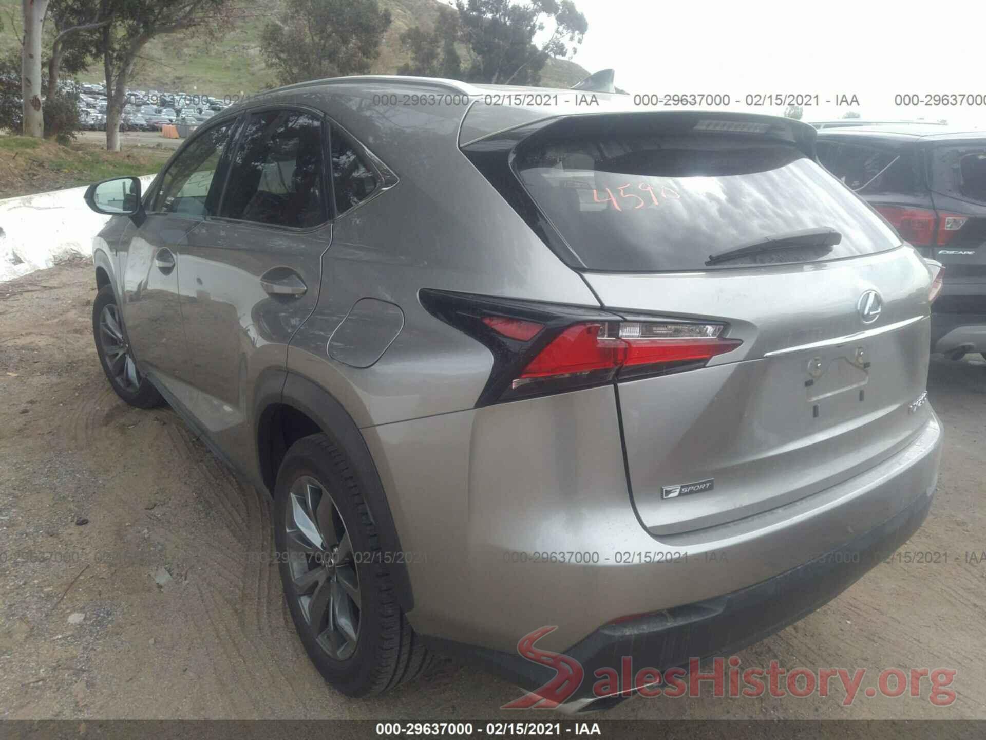 JTJYARBZ6H2064590 2017 LEXUS NX