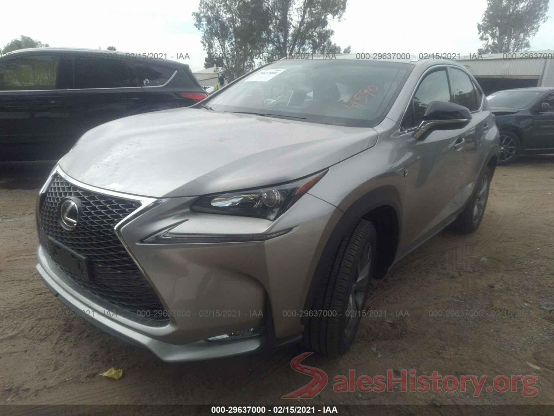 JTJYARBZ6H2064590 2017 LEXUS NX