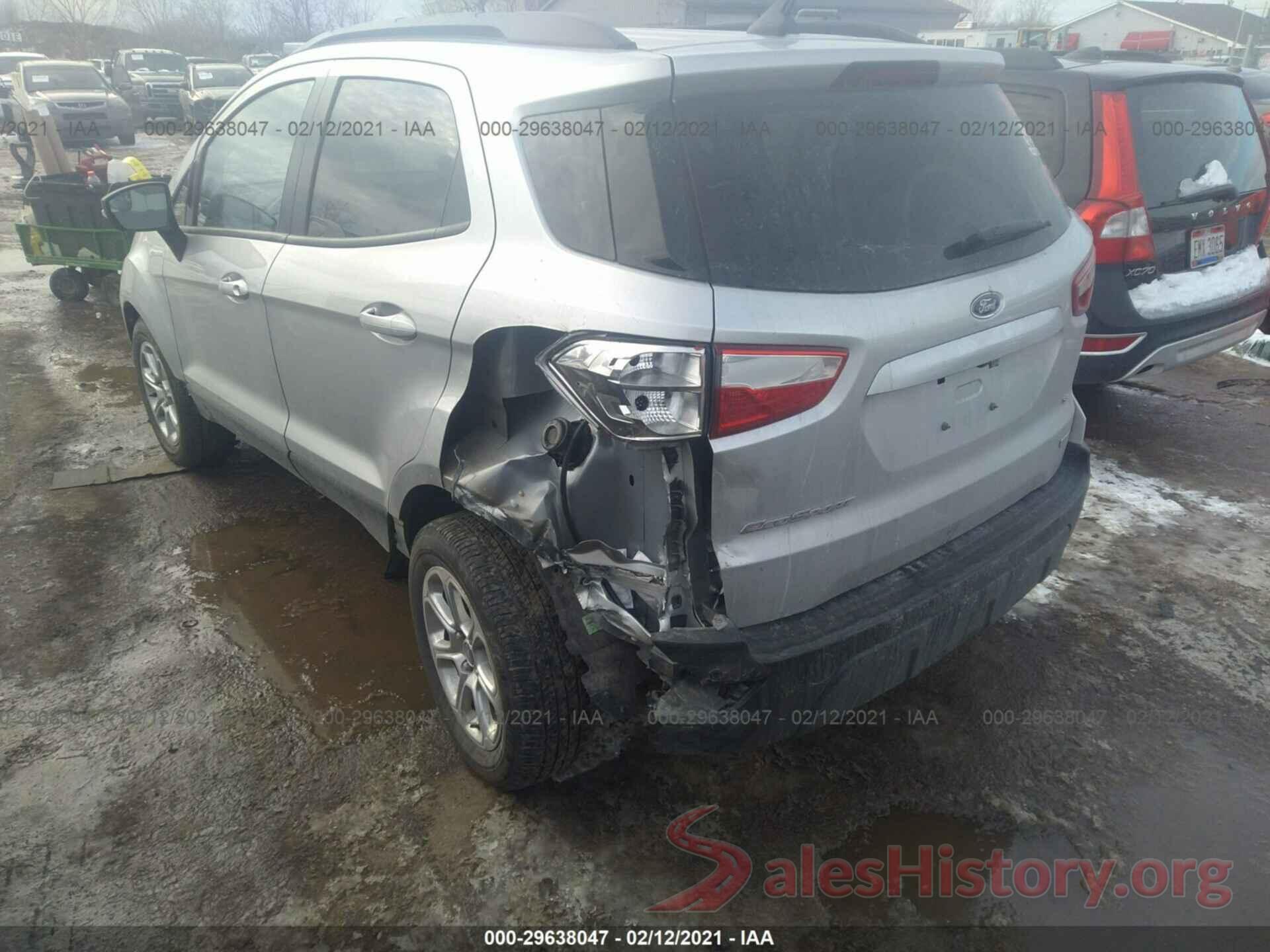 MAJ3S2GEXKC288251 2019 FORD ECOSPORT