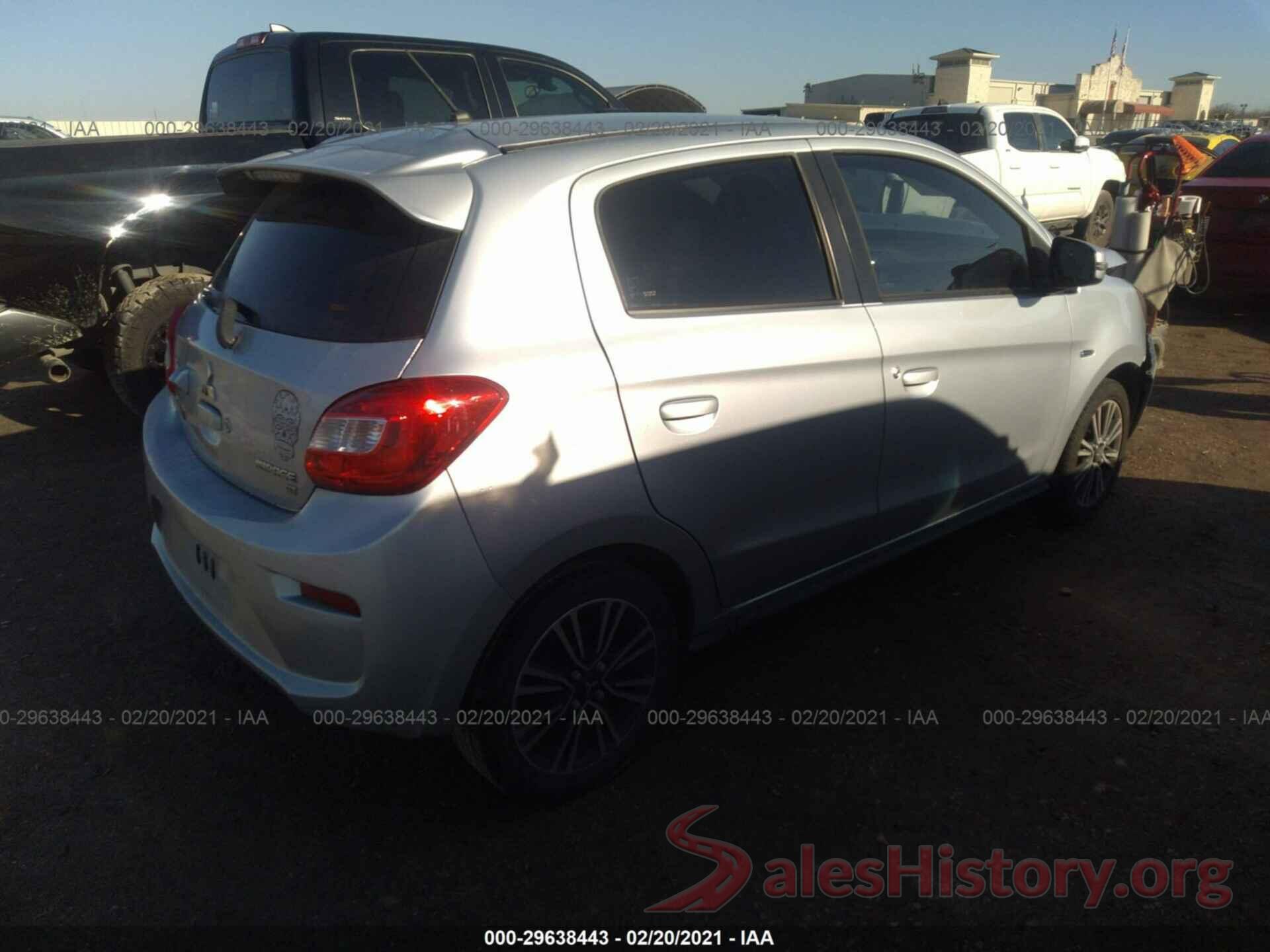 ML32A5HJ1JH009196 2018 MITSUBISHI MIRAGE