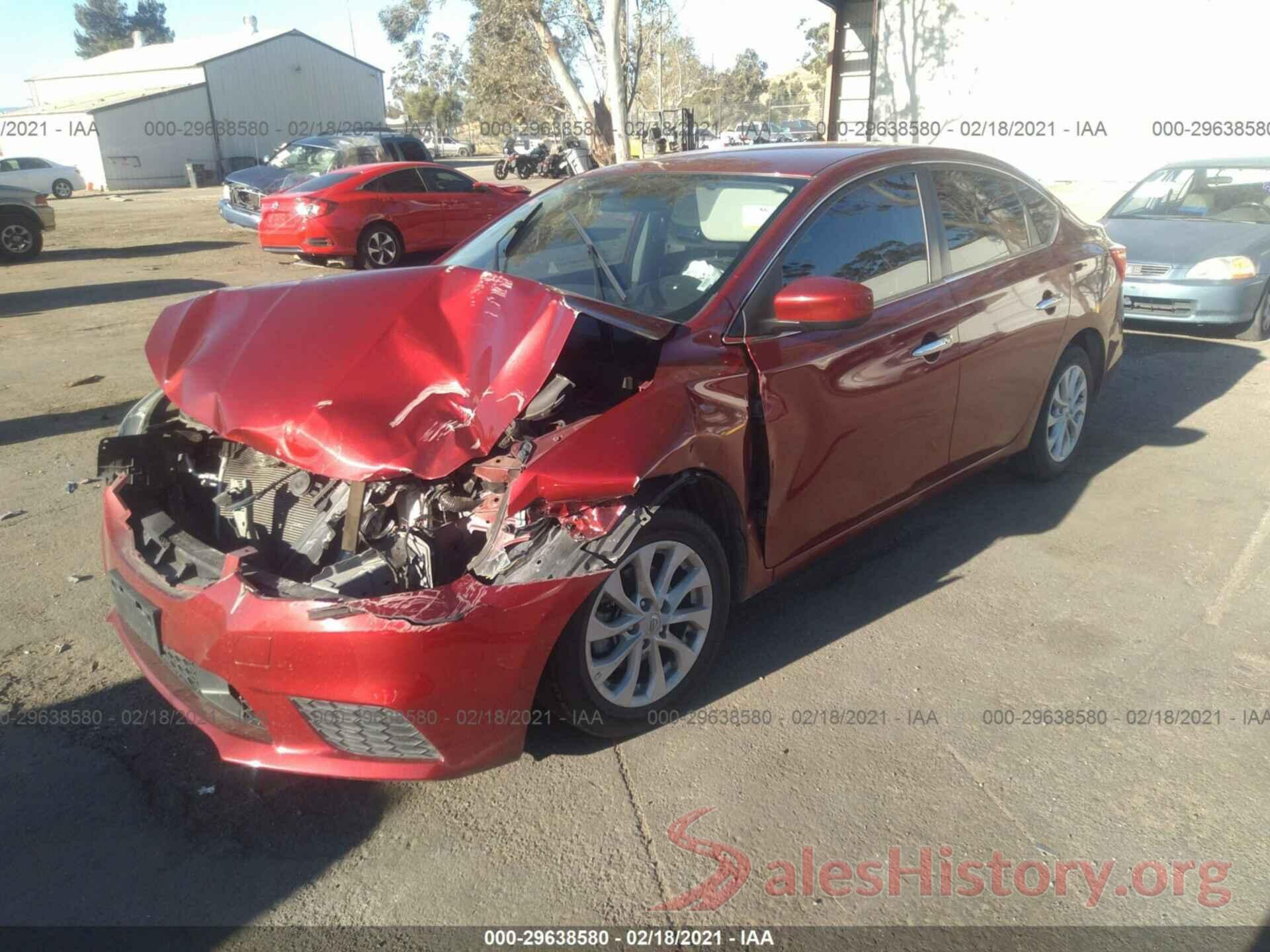 3N1AB7APXKY263630 2019 NISSAN SENTRA