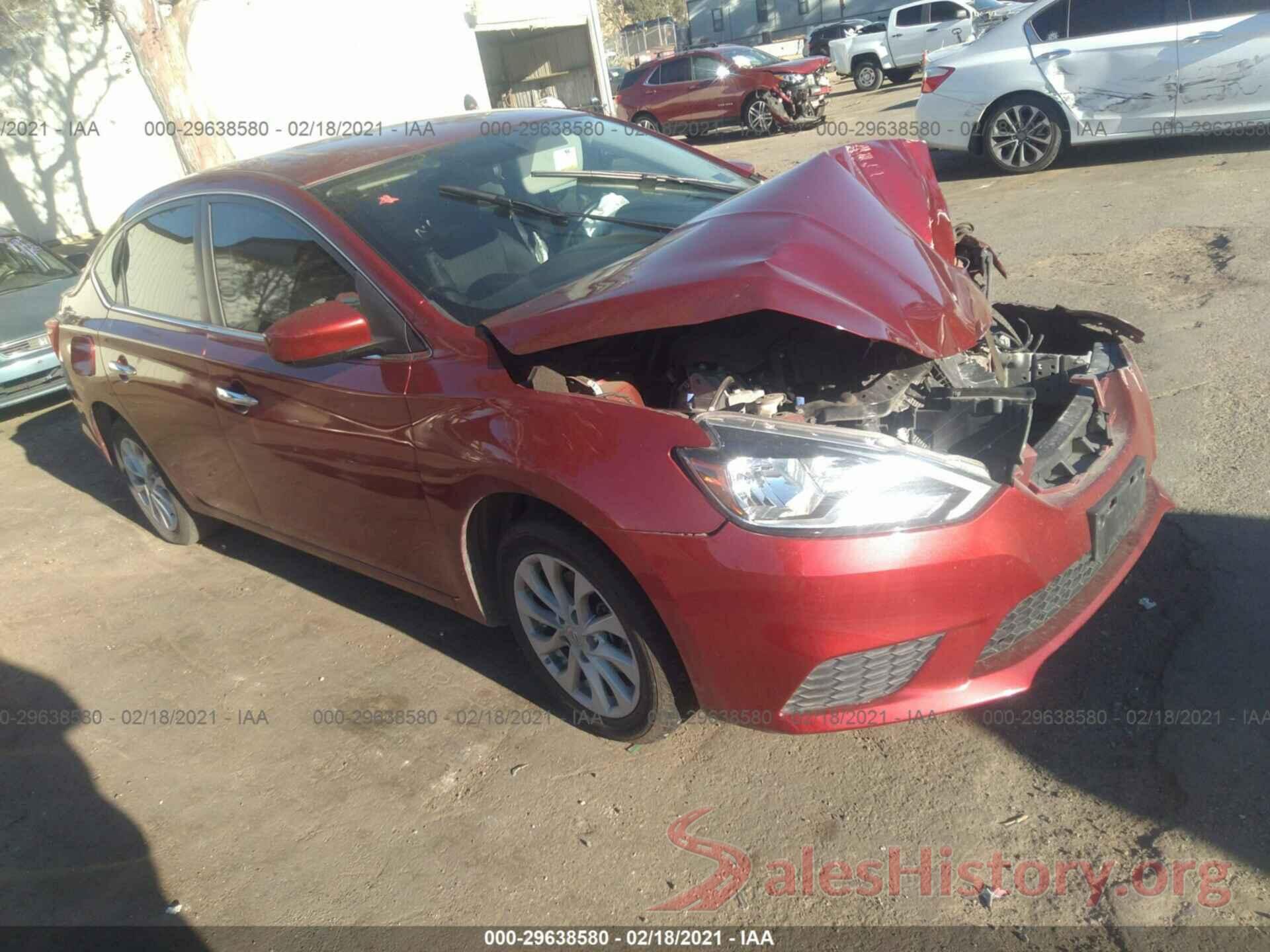 3N1AB7APXKY263630 2019 NISSAN SENTRA