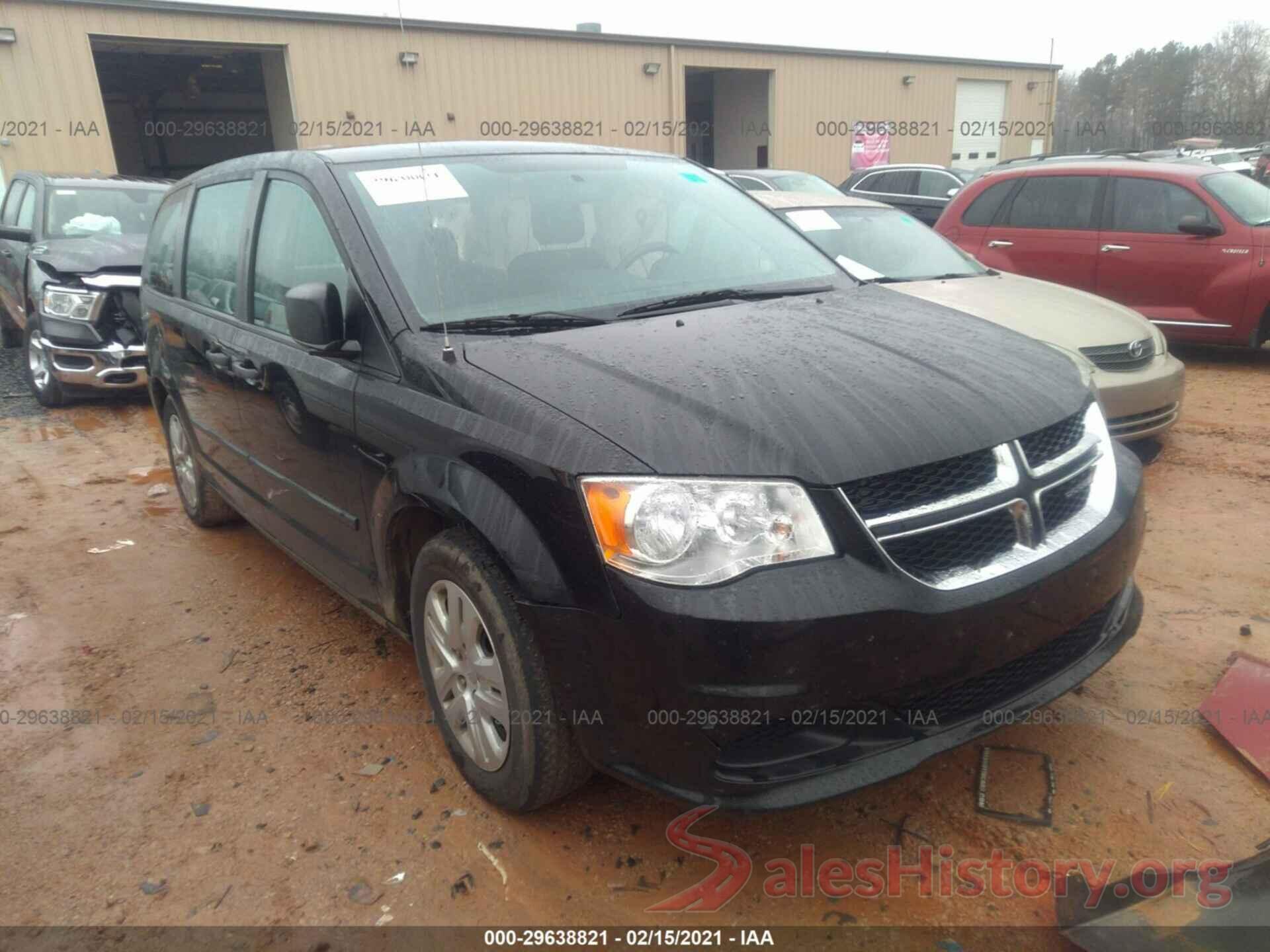 2C4RDGBGXGR218283 2016 DODGE GRAND CARAVAN