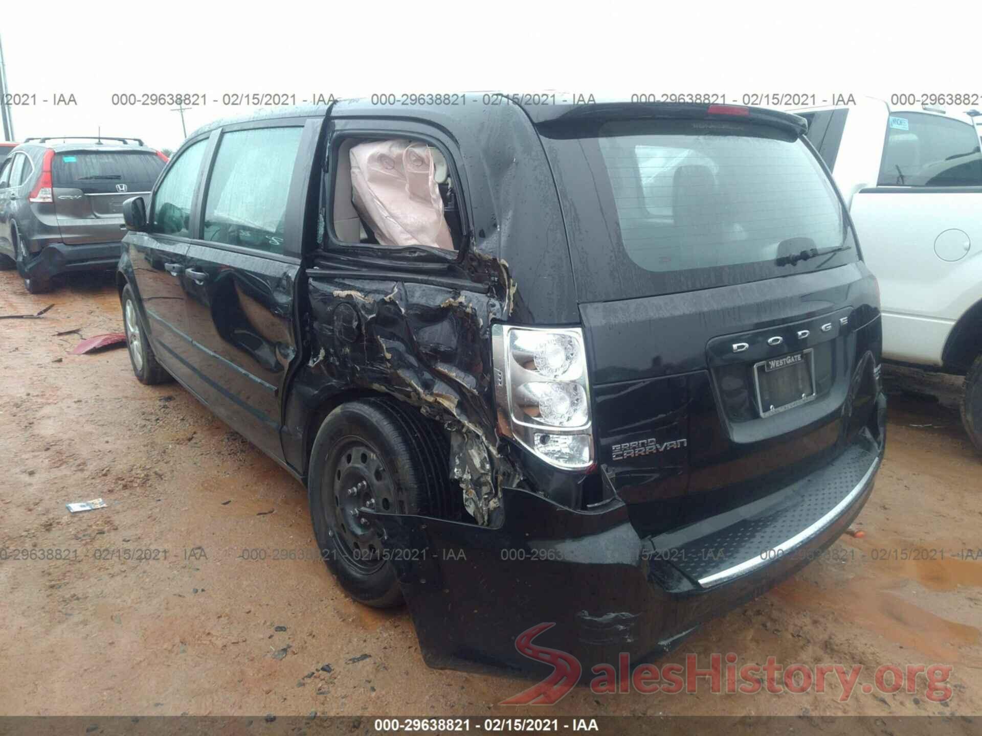 2C4RDGBGXGR218283 2016 DODGE GRAND CARAVAN