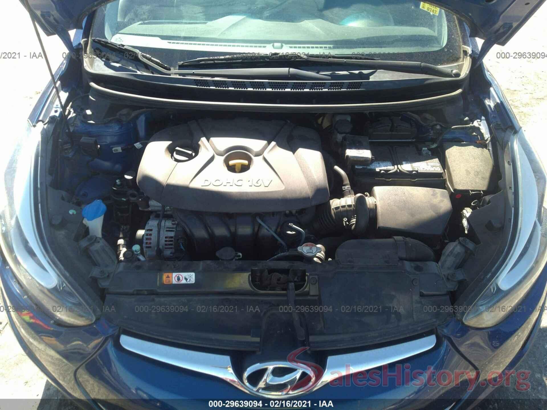 5NPDH4AE2GH781290 2016 HYUNDAI ELANTRA