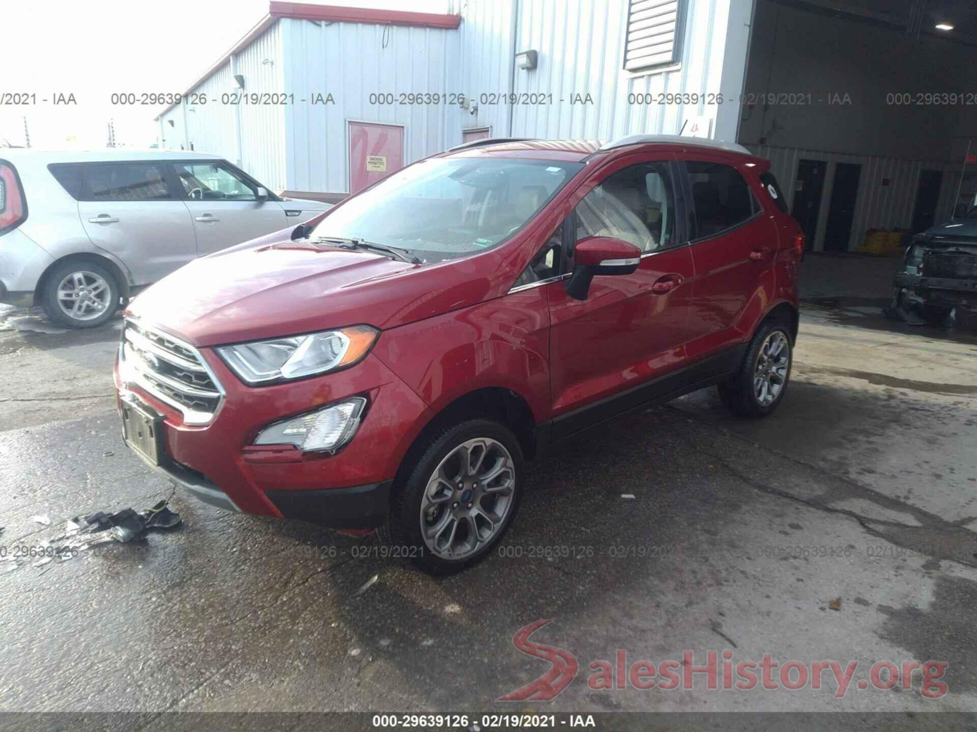 MAJ6S3KL2KC309957 2019 FORD ECOSPORT