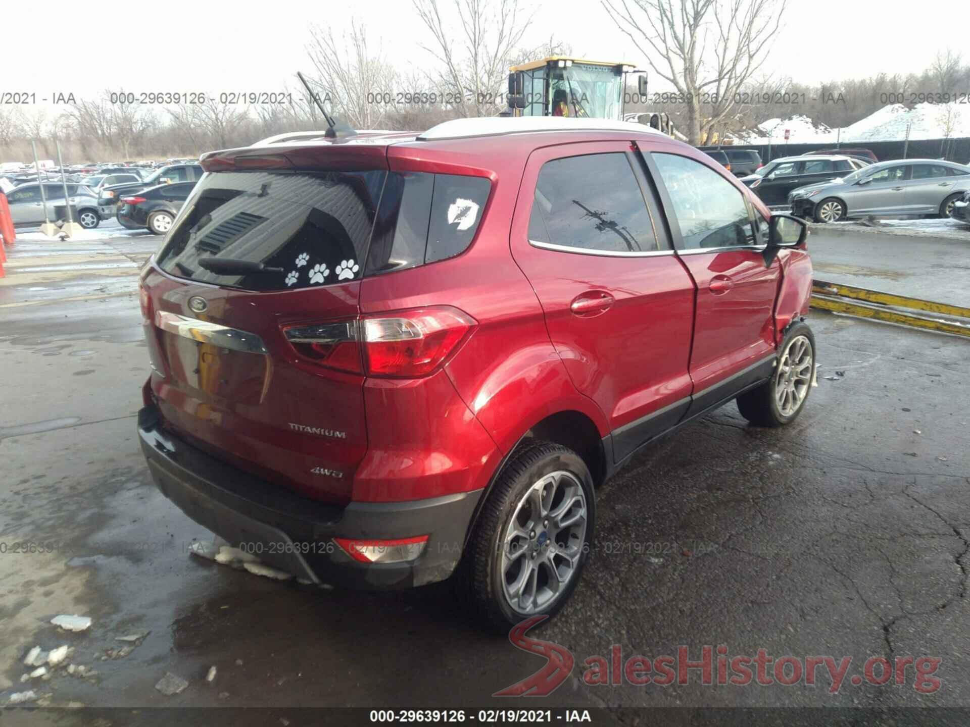 MAJ6S3KL2KC309957 2019 FORD ECOSPORT