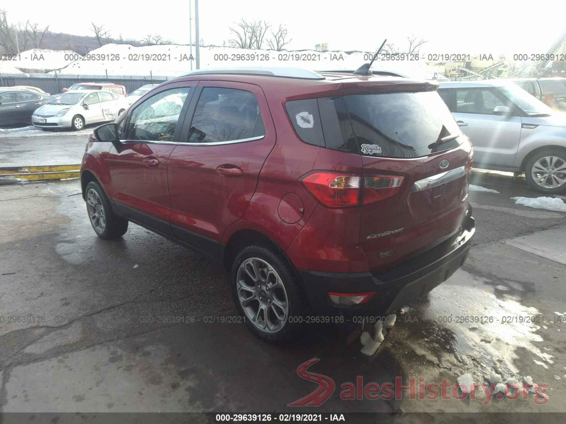 MAJ6S3KL2KC309957 2019 FORD ECOSPORT