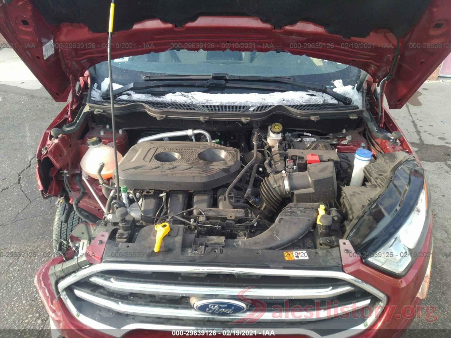 MAJ6S3KL2KC309957 2019 FORD ECOSPORT