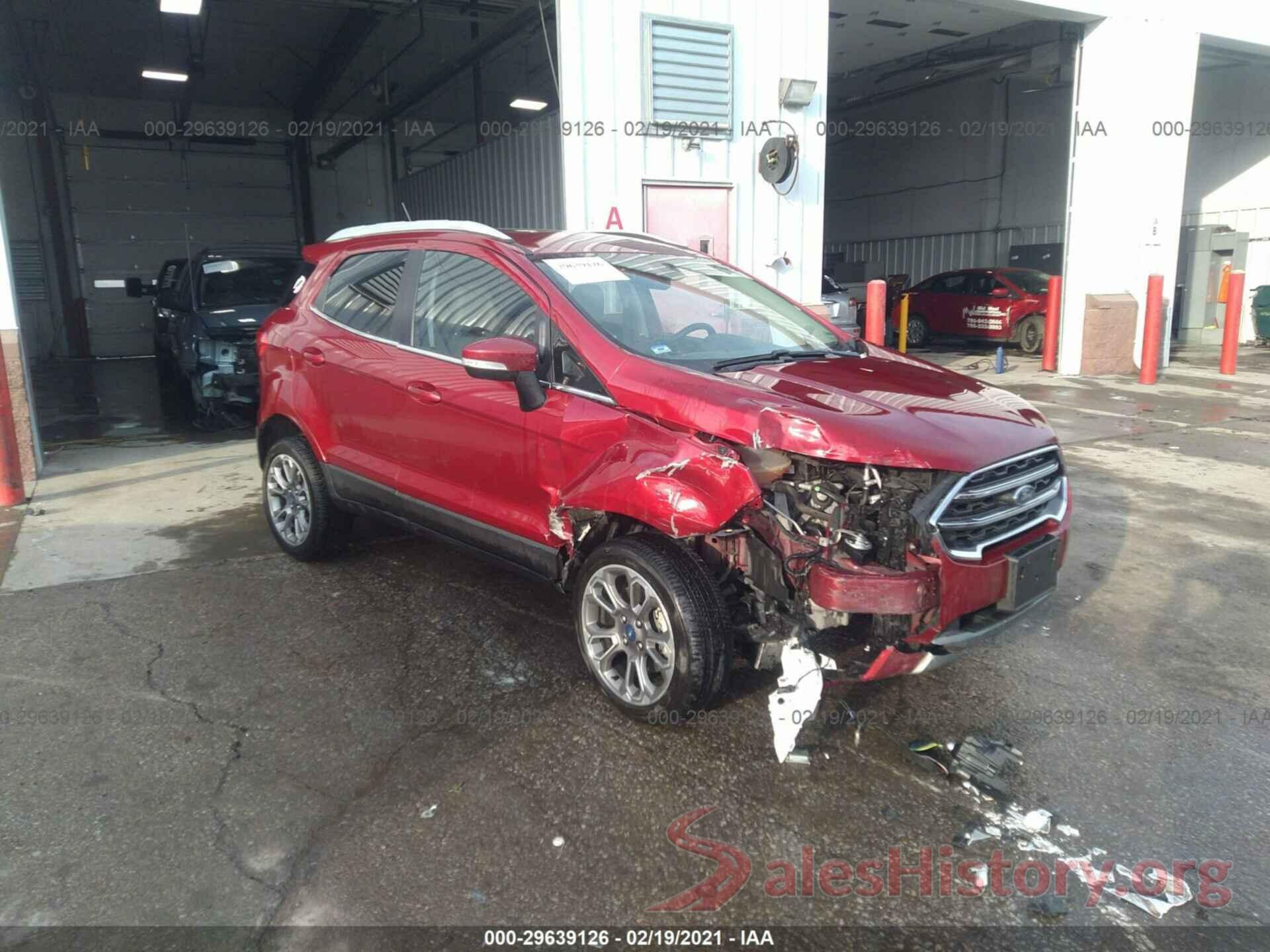 MAJ6S3KL2KC309957 2019 FORD ECOSPORT