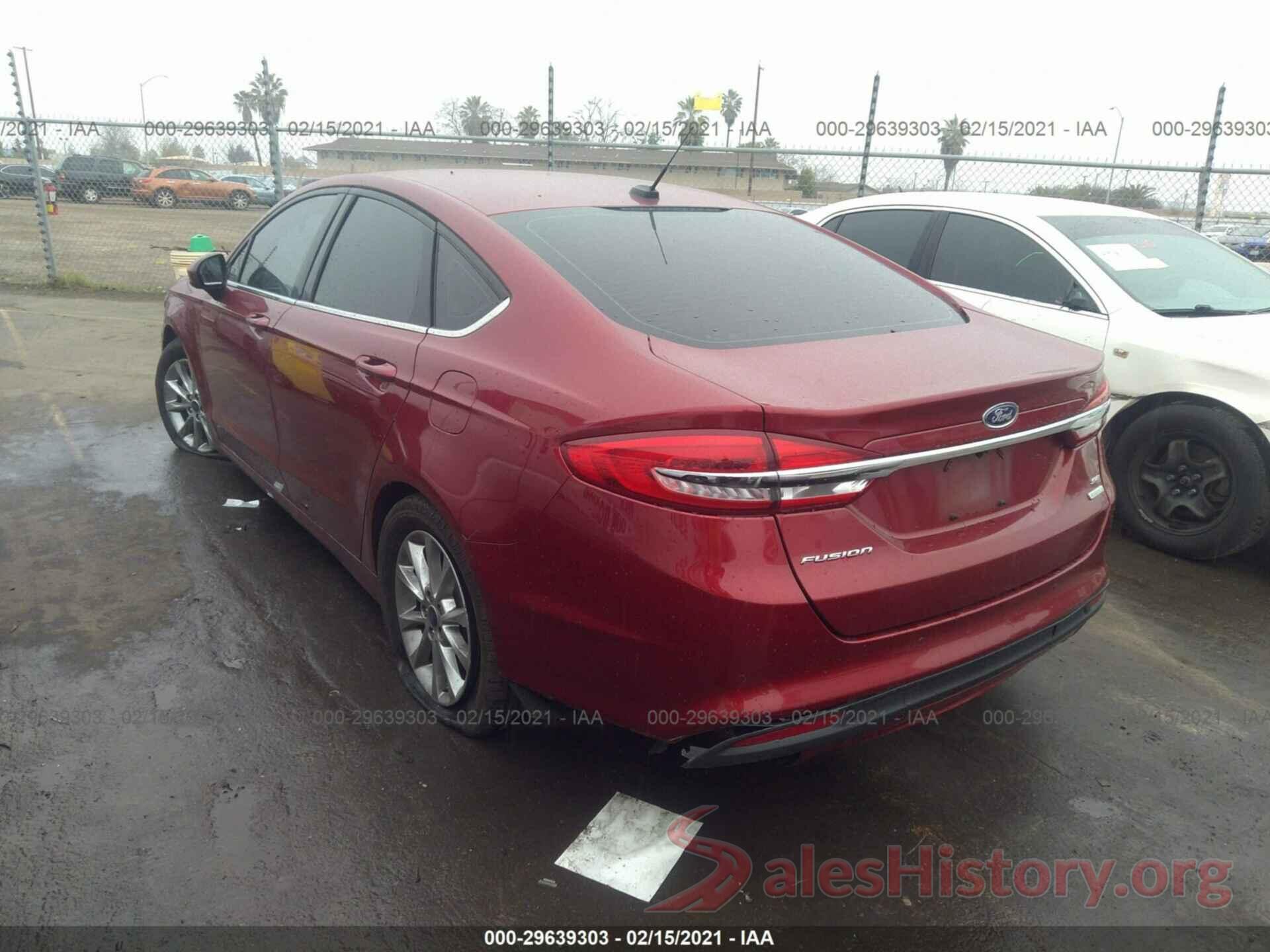 3FA6P0HD7HR277629 2017 FORD FUSION