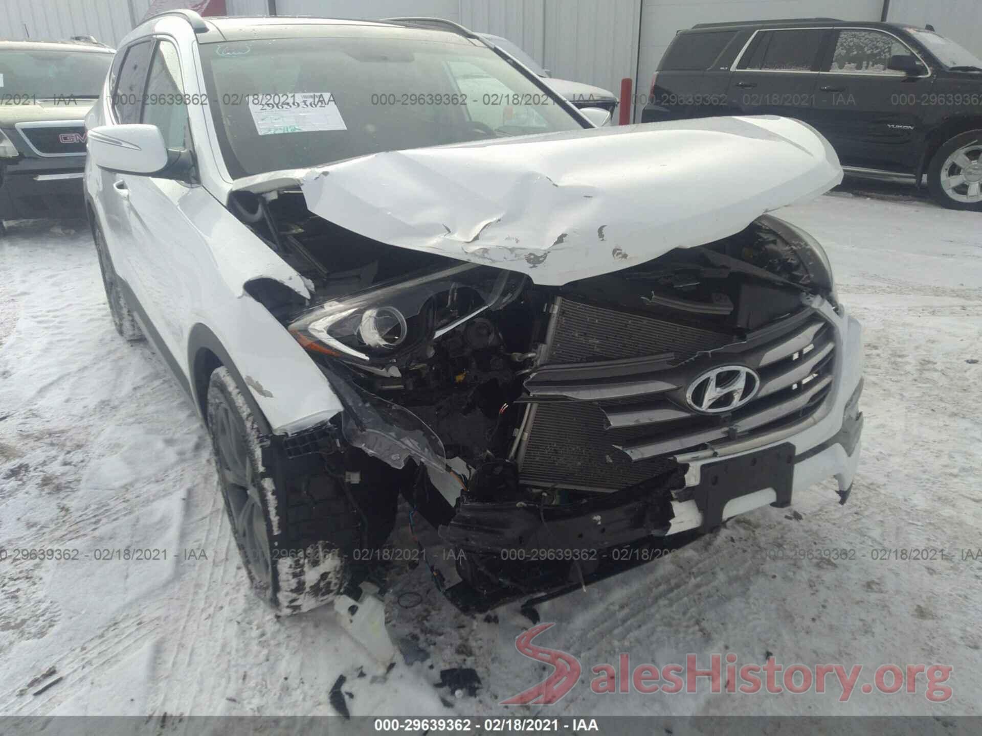 5XYZWDLA0HG479379 2017 HYUNDAI SANTA FE SPORT