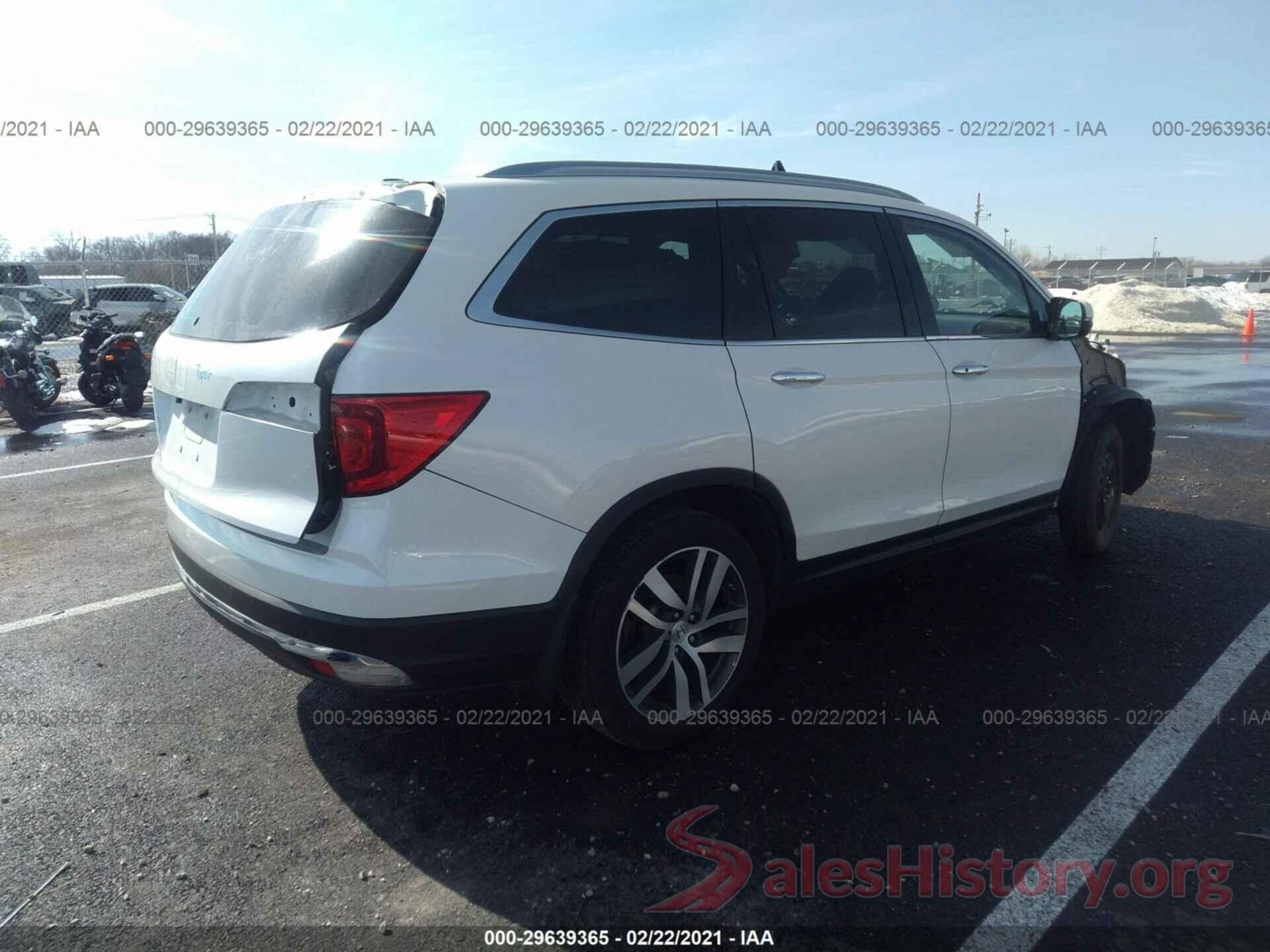 5FNYF6H04GB109159 2016 HONDA PILOT