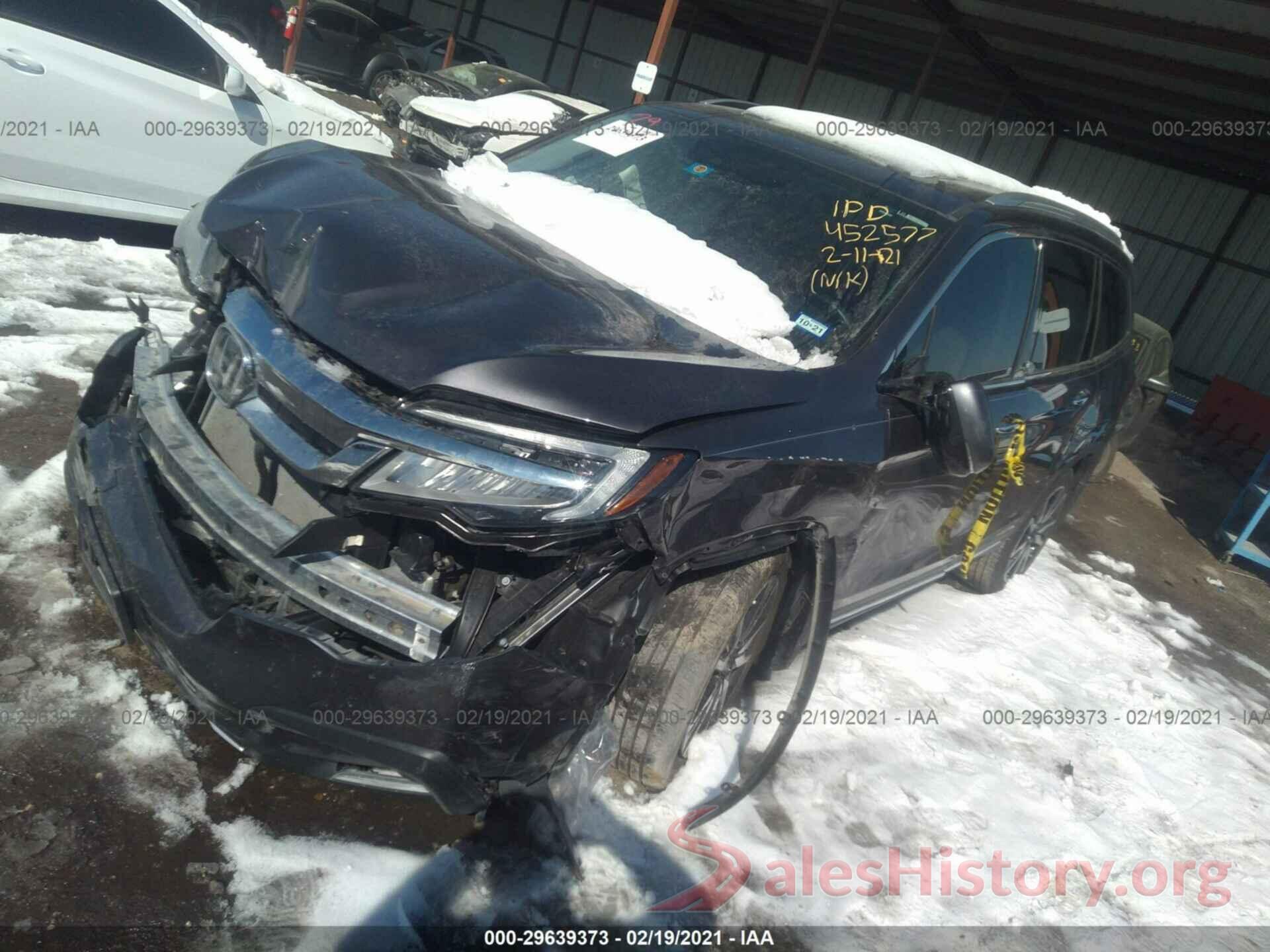 5FNYF5H91KB006525 2019 HONDA PILOT