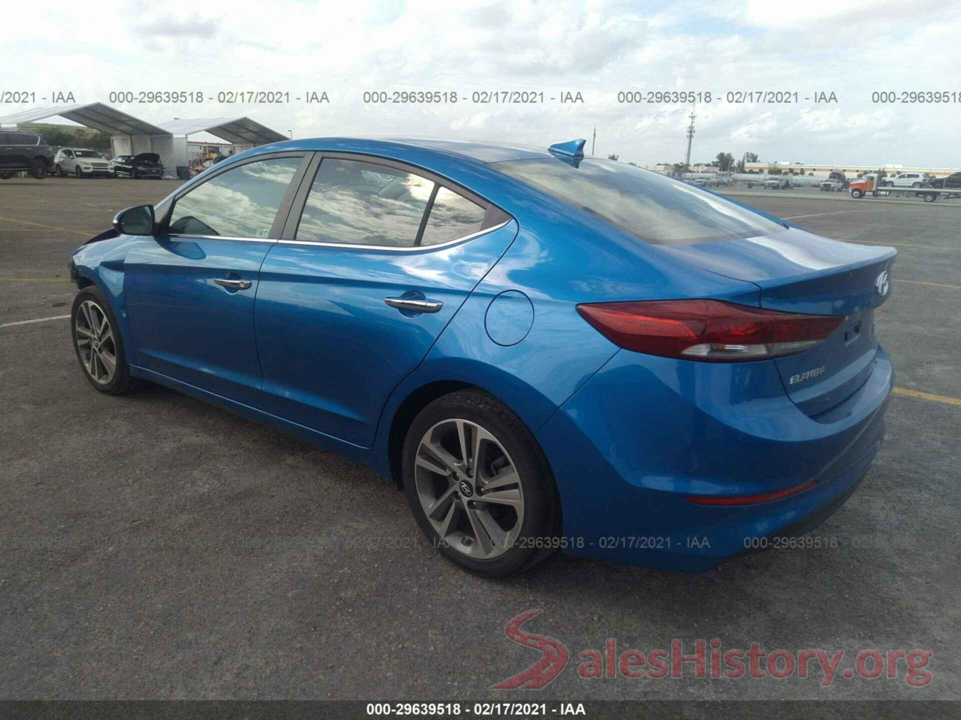 5NPD84LF3HH062105 2017 HYUNDAI ELANTRA