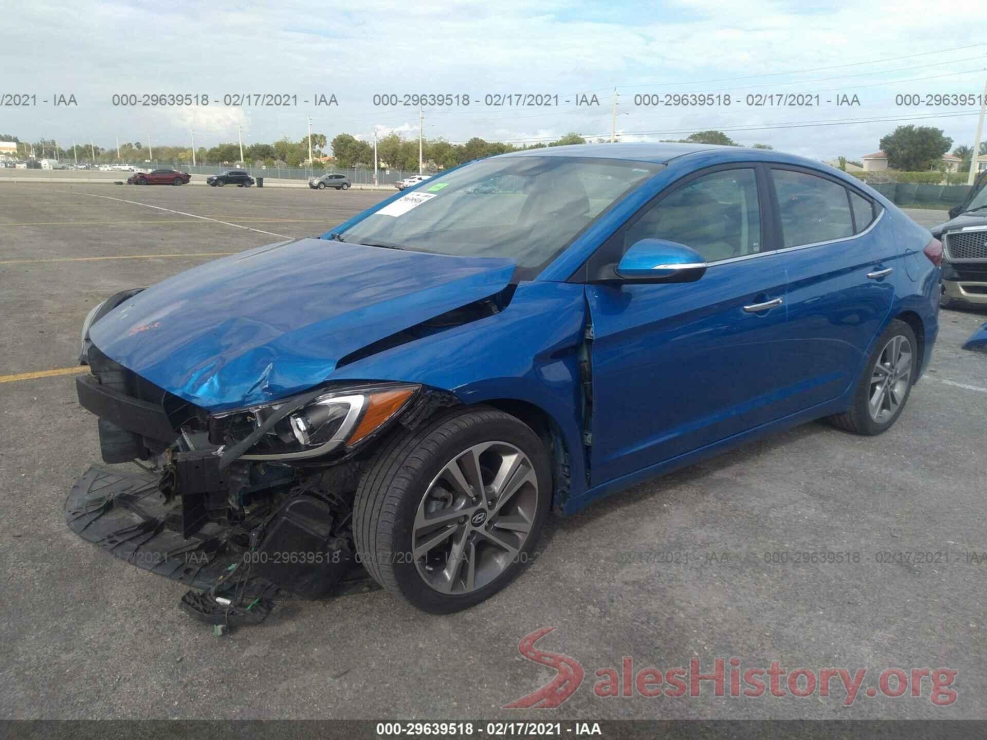 5NPD84LF3HH062105 2017 HYUNDAI ELANTRA