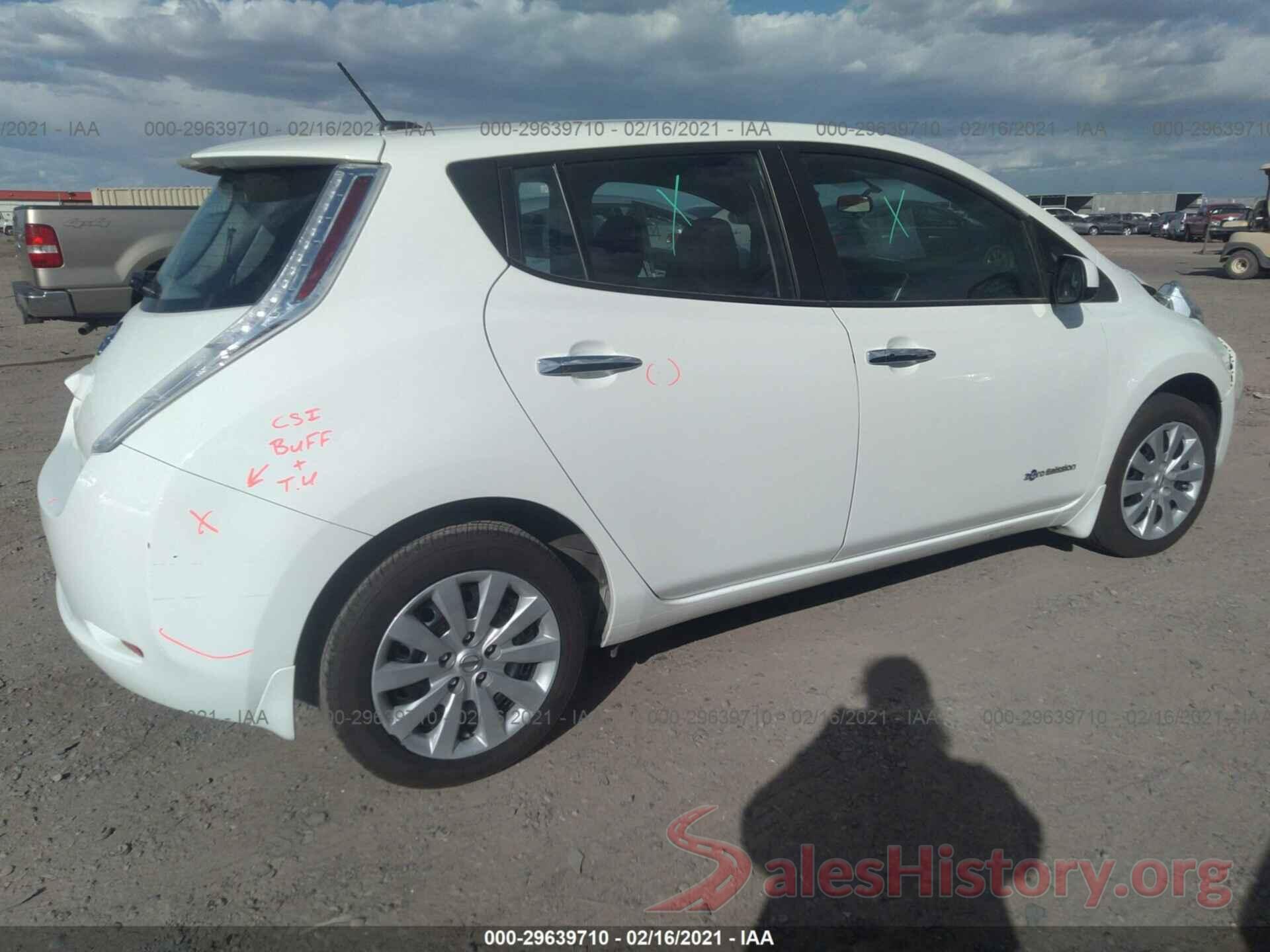 1N4BZ0CP1HC308642 2017 NISSAN LEAF