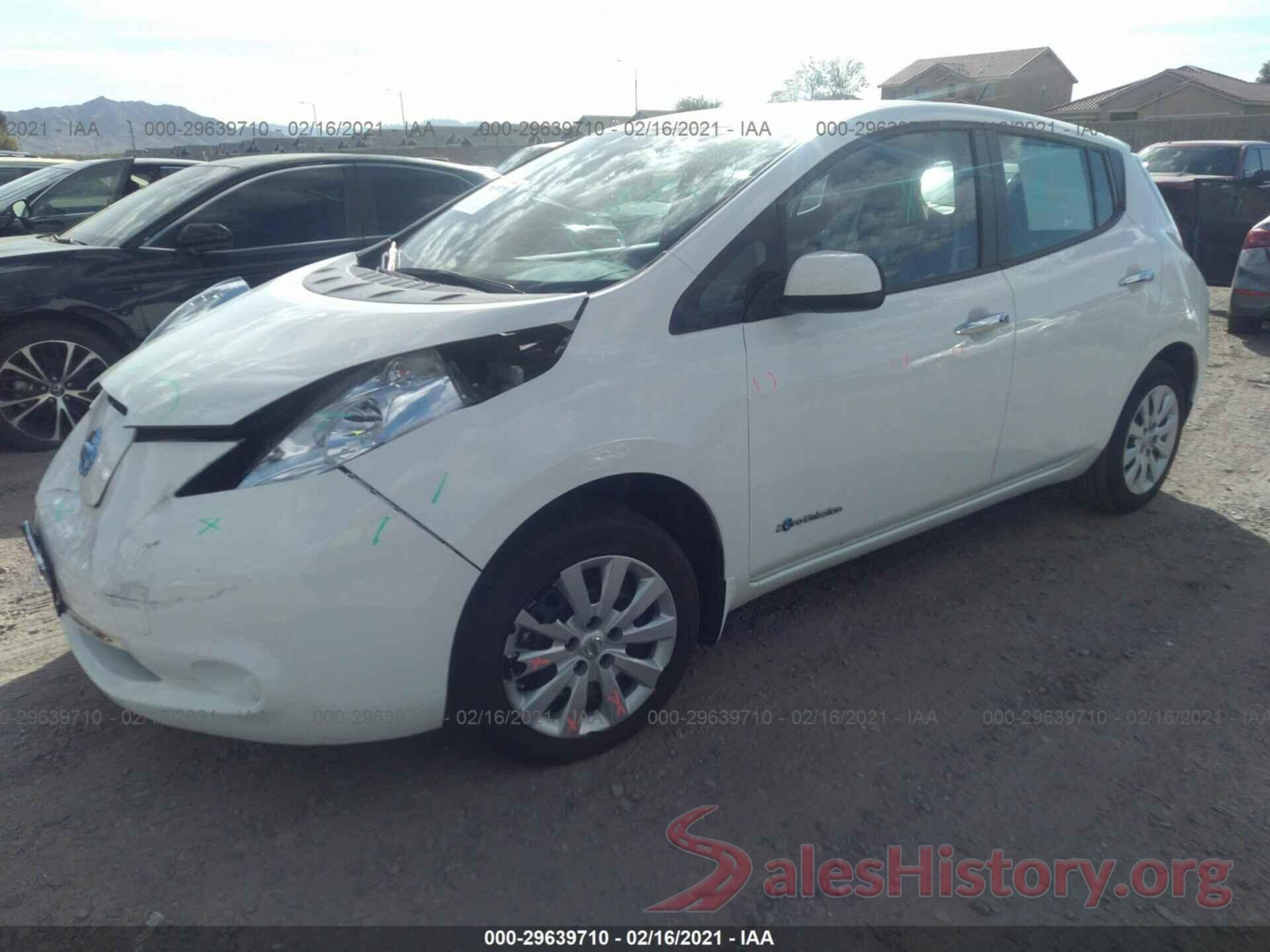 1N4BZ0CP1HC308642 2017 NISSAN LEAF