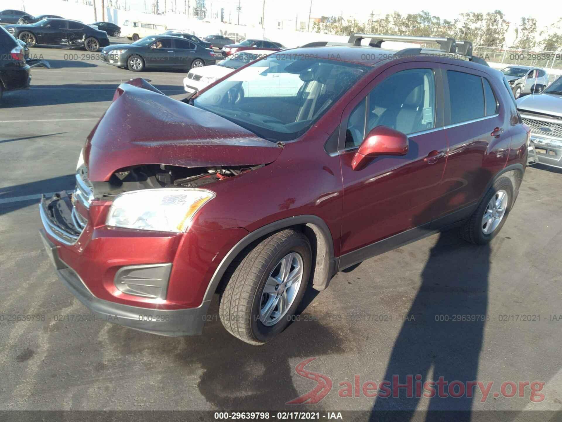 3GNCJLSB2GL240424 2016 CHEVROLET TRAX