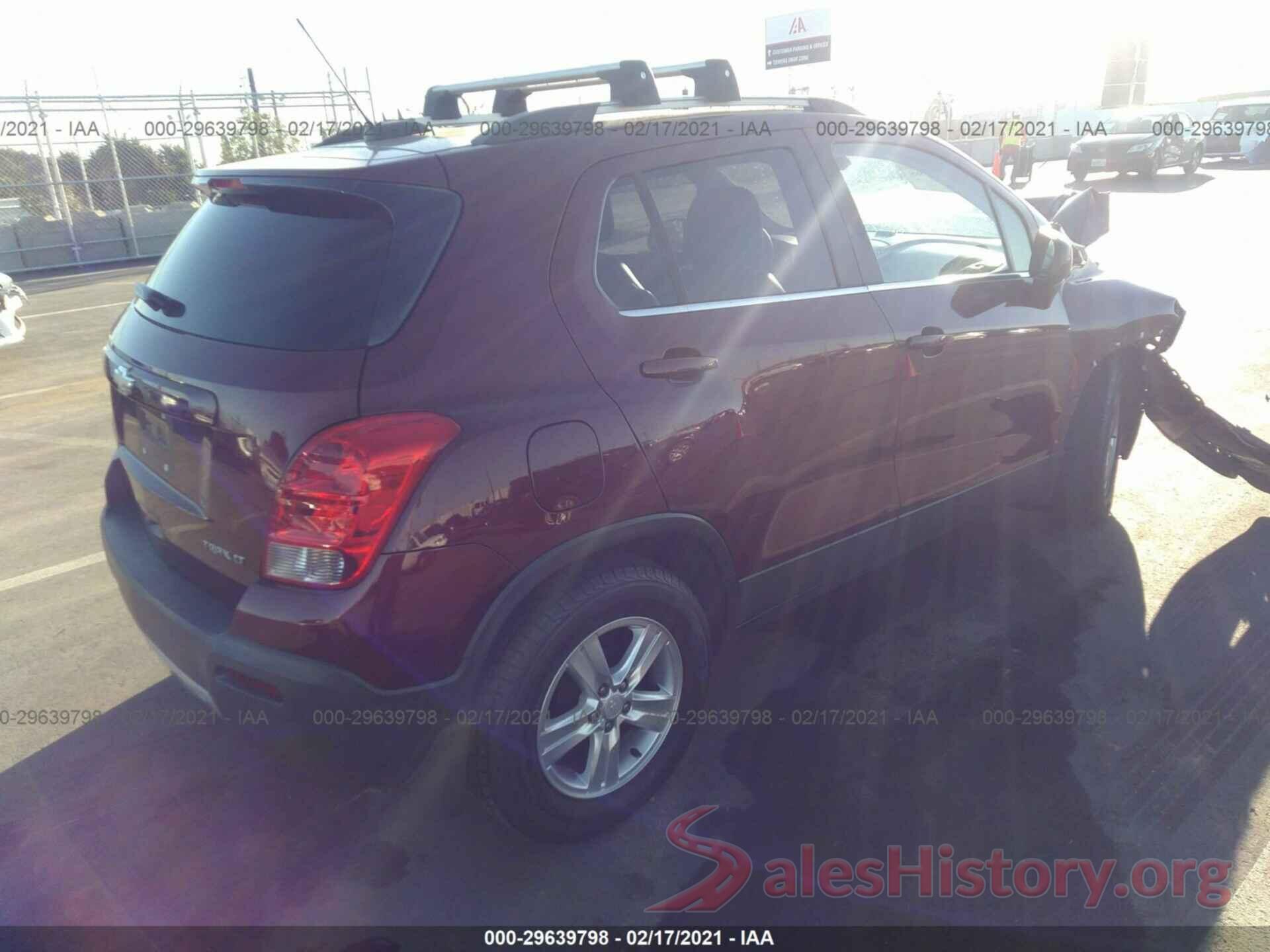 3GNCJLSB2GL240424 2016 CHEVROLET TRAX