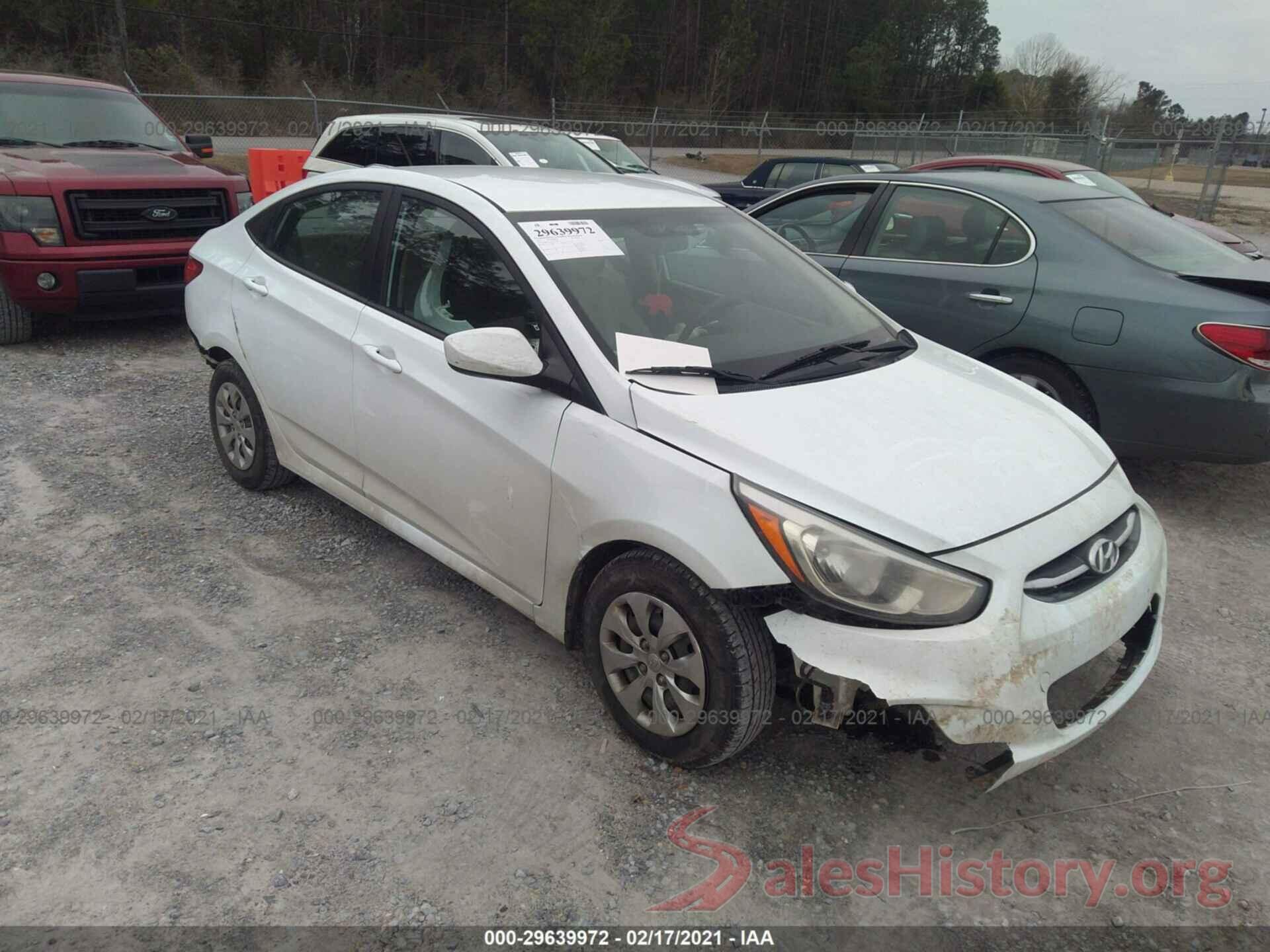 KMHCT4AE5GU164512 2016 HYUNDAI ACCENT