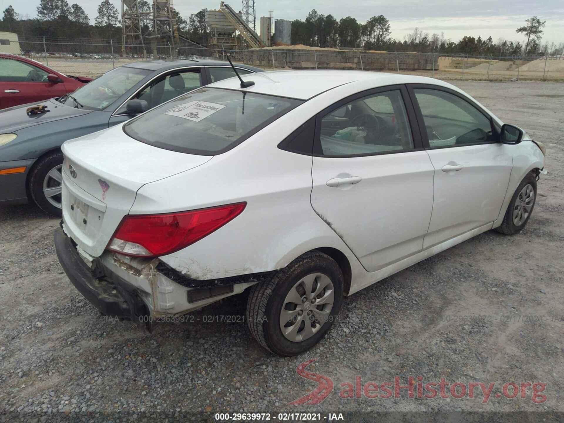 KMHCT4AE5GU164512 2016 HYUNDAI ACCENT