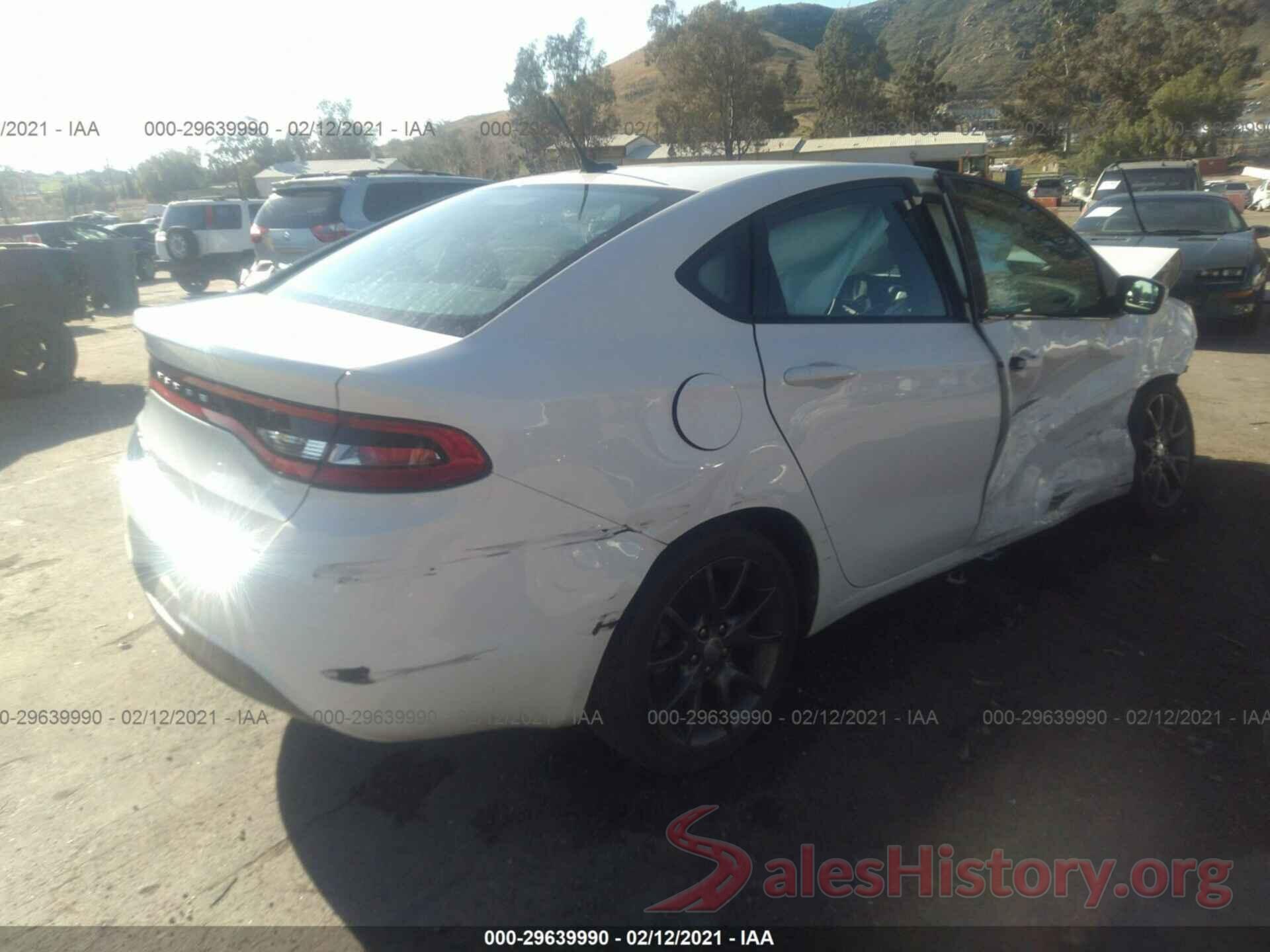 1C3CDFAA8GD728233 2016 DODGE DART