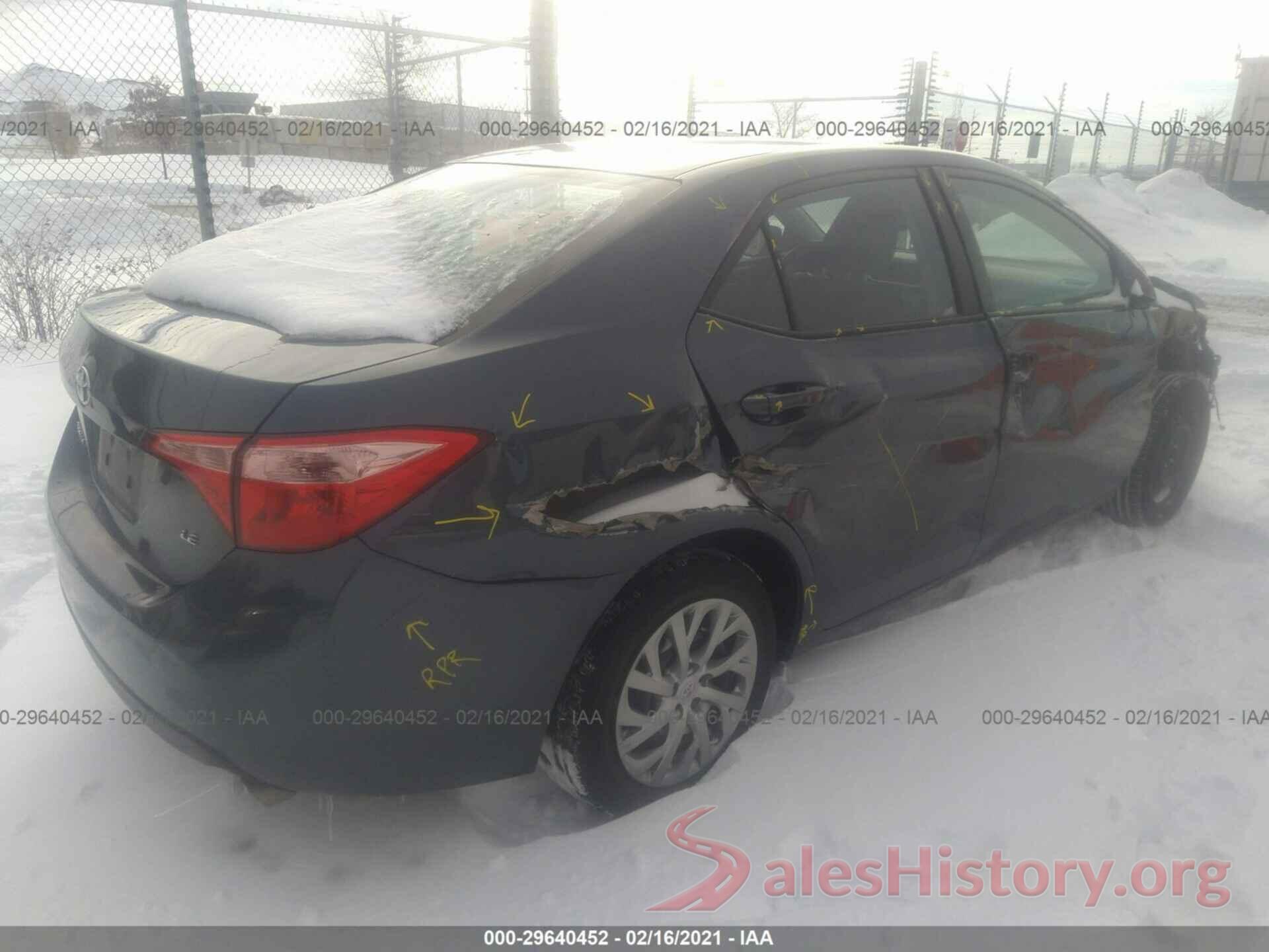 2T1BURHE7KC169345 2019 TOYOTA COROLLA