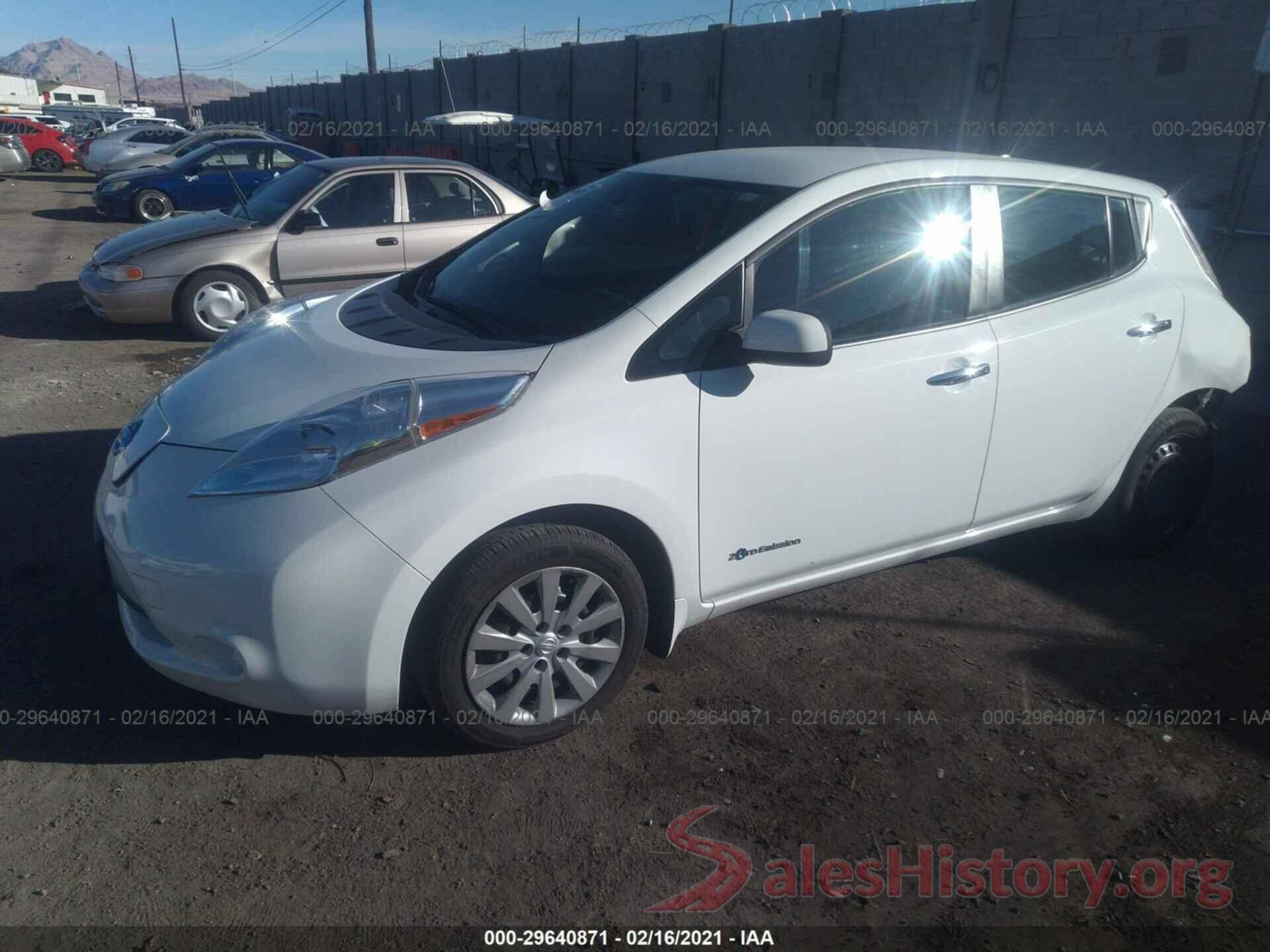 1N4AZ0CP2GC311088 2016 NISSAN LEAF