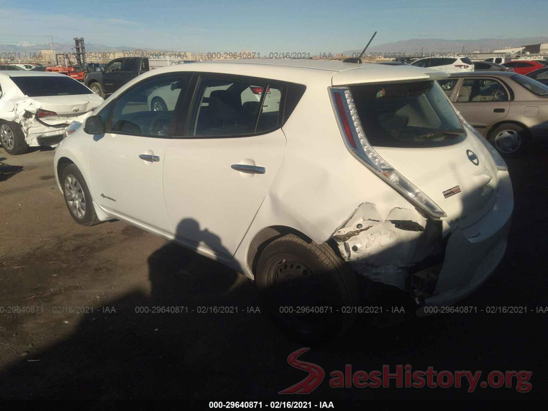 1N4AZ0CP2GC311088 2016 NISSAN LEAF