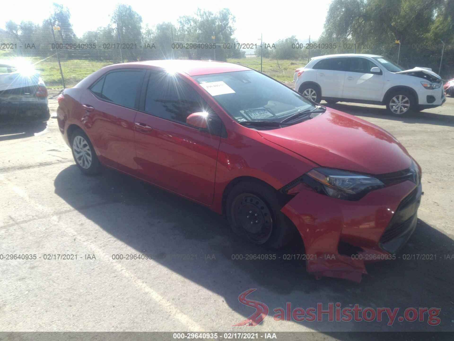 2T1BURHE5JC066536 2018 TOYOTA COROLLA