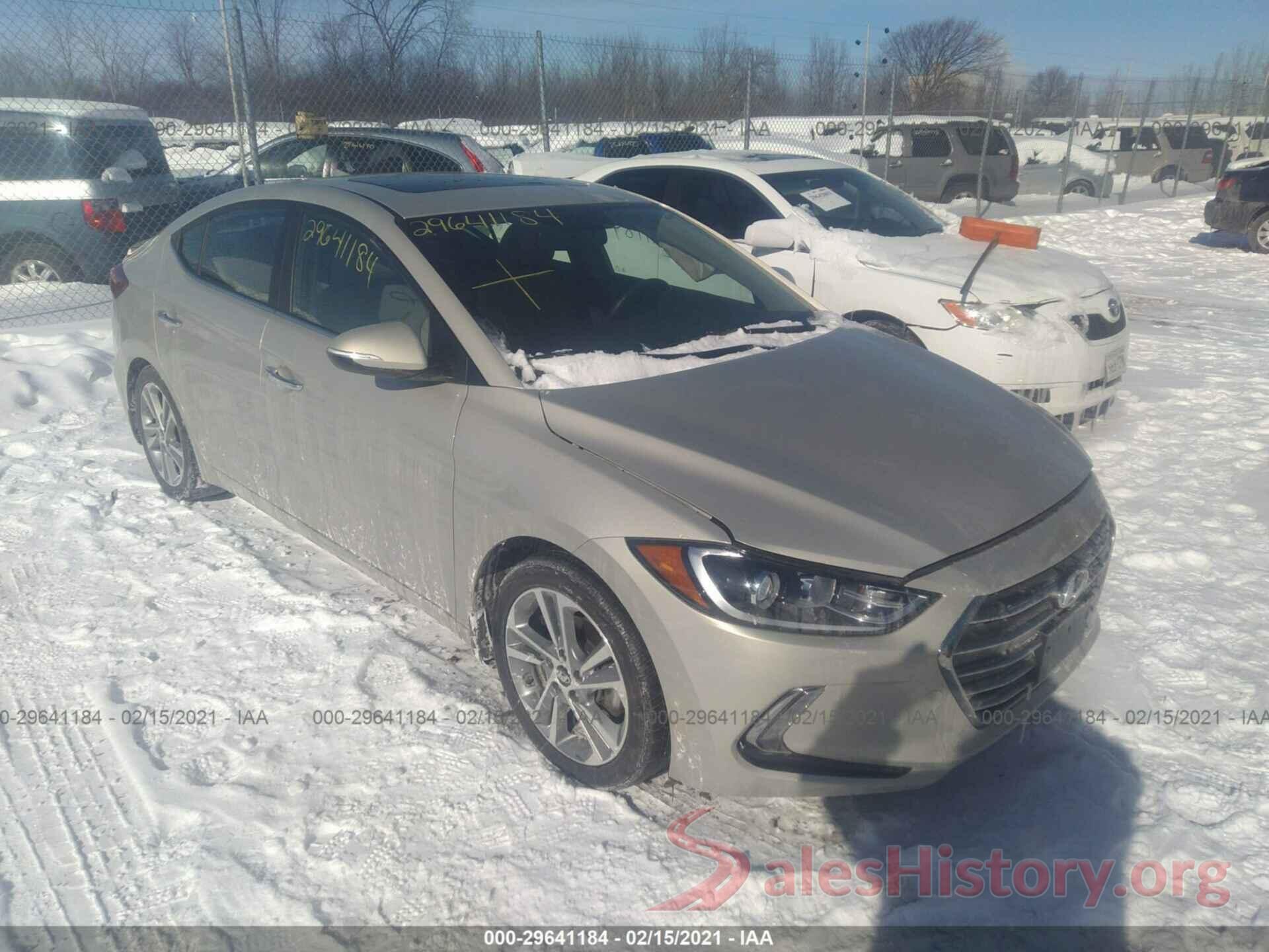 KMHD84LF0HU355302 2017 HYUNDAI ELANTRA