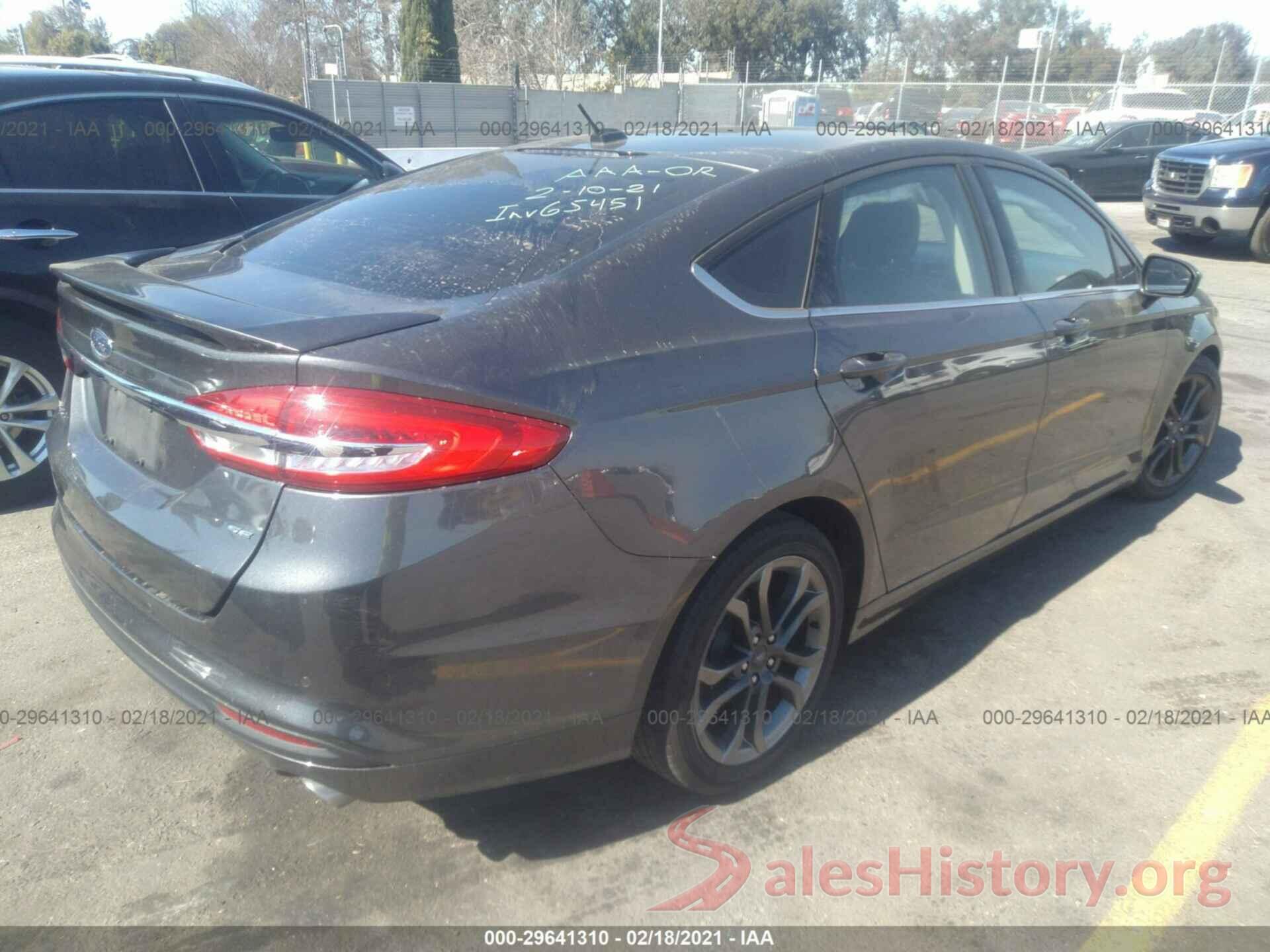 3FA6P0H77JR181158 2018 FORD FUSION