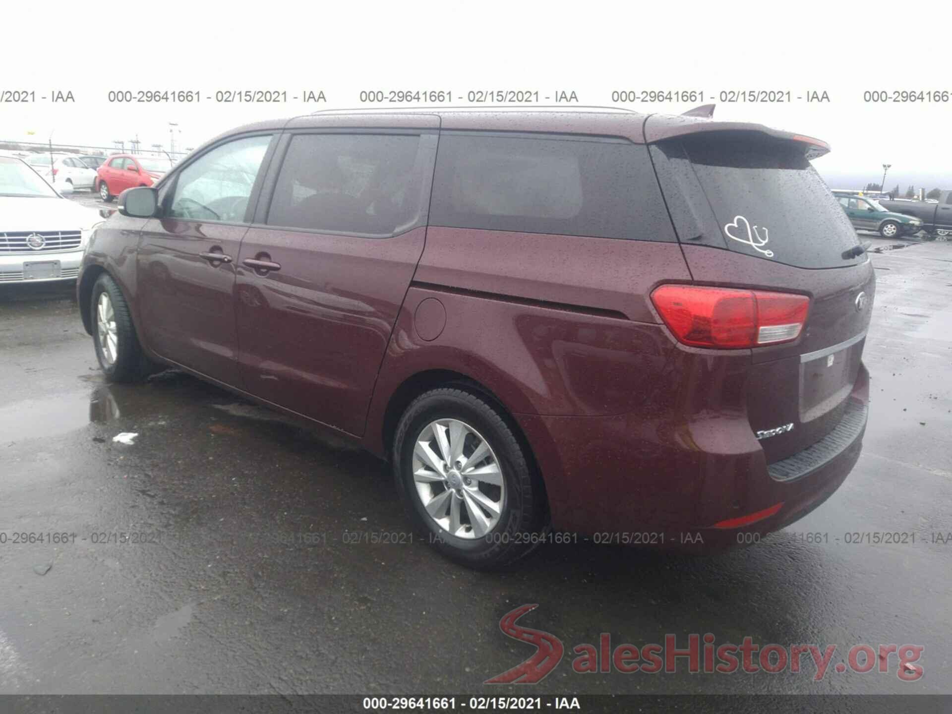 KNDMB5C1XG6121333 2016 KIA SEDONA