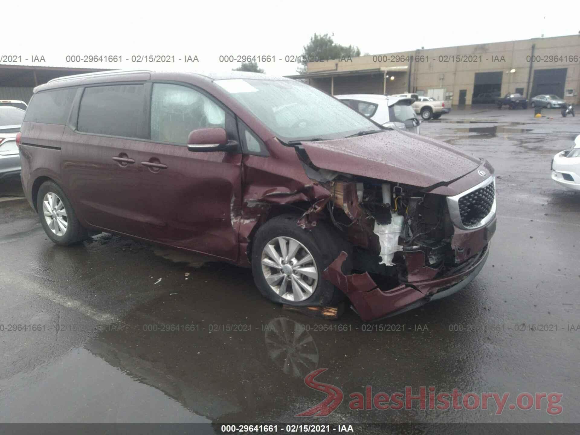 KNDMB5C1XG6121333 2016 KIA SEDONA