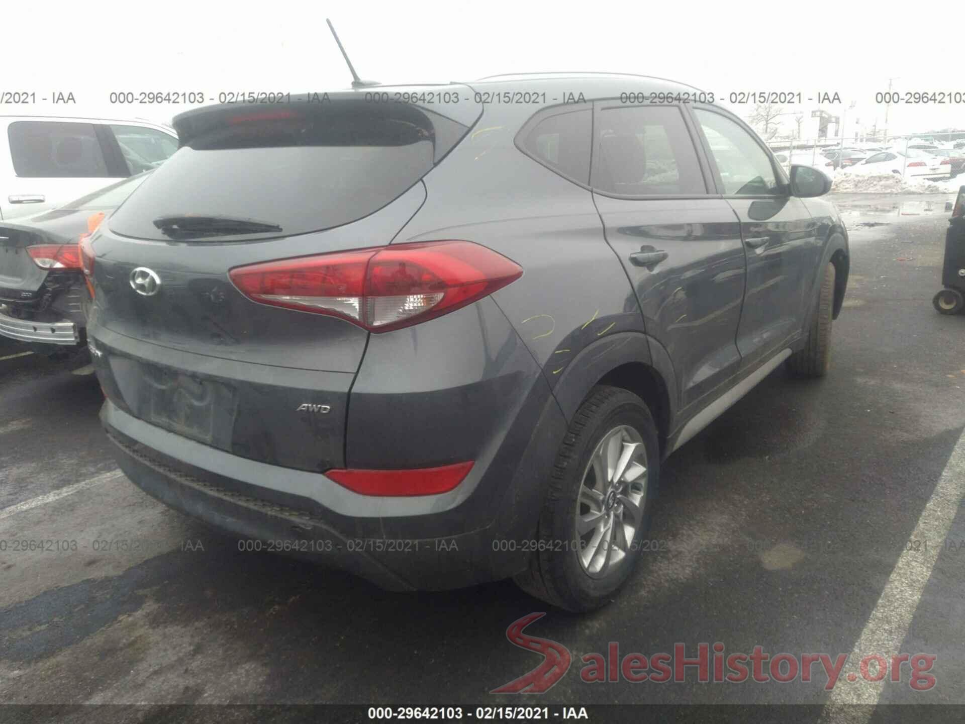 KM8J3CA44HU523200 2017 HYUNDAI TUCSON