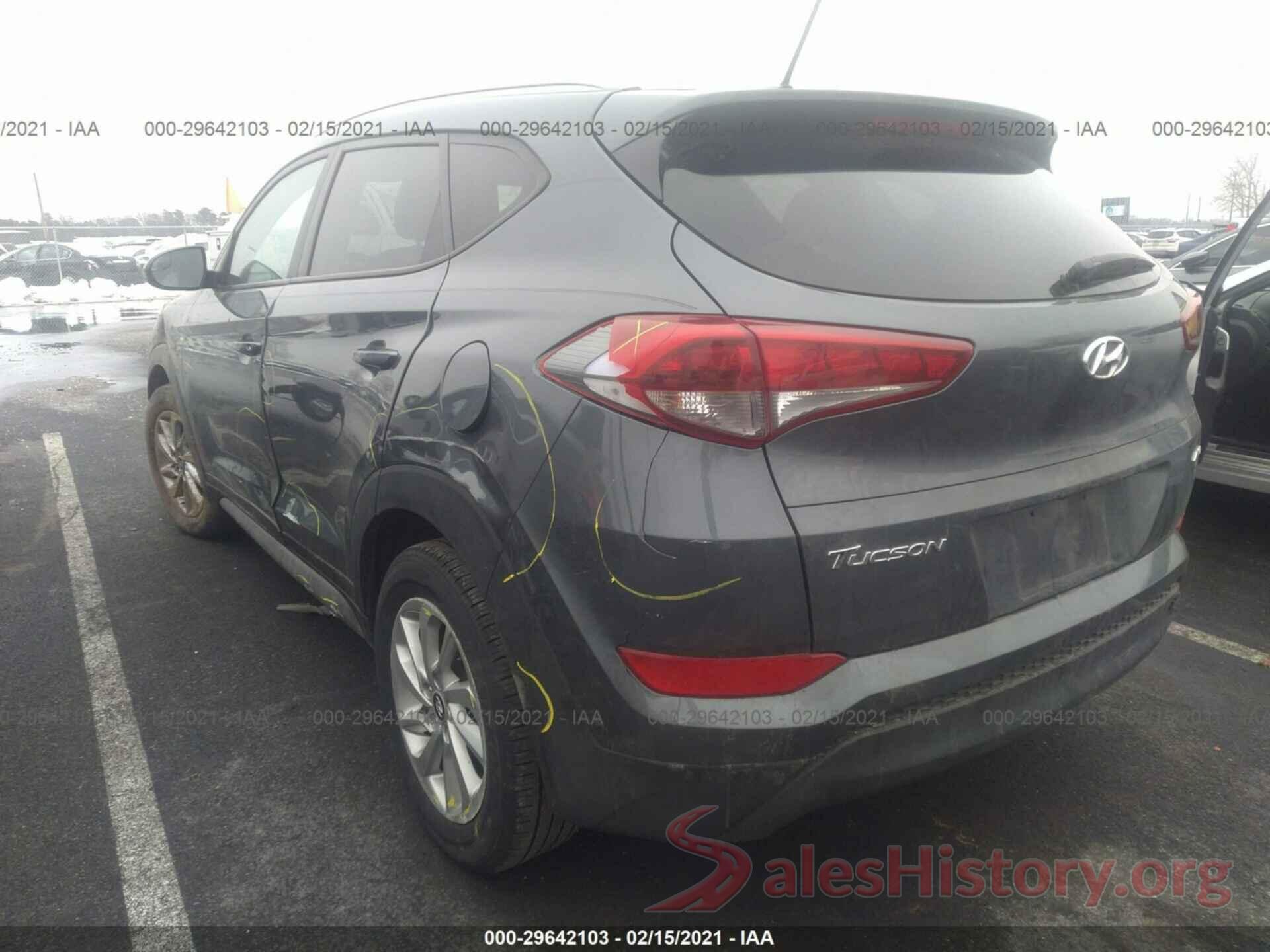 KM8J3CA44HU523200 2017 HYUNDAI TUCSON