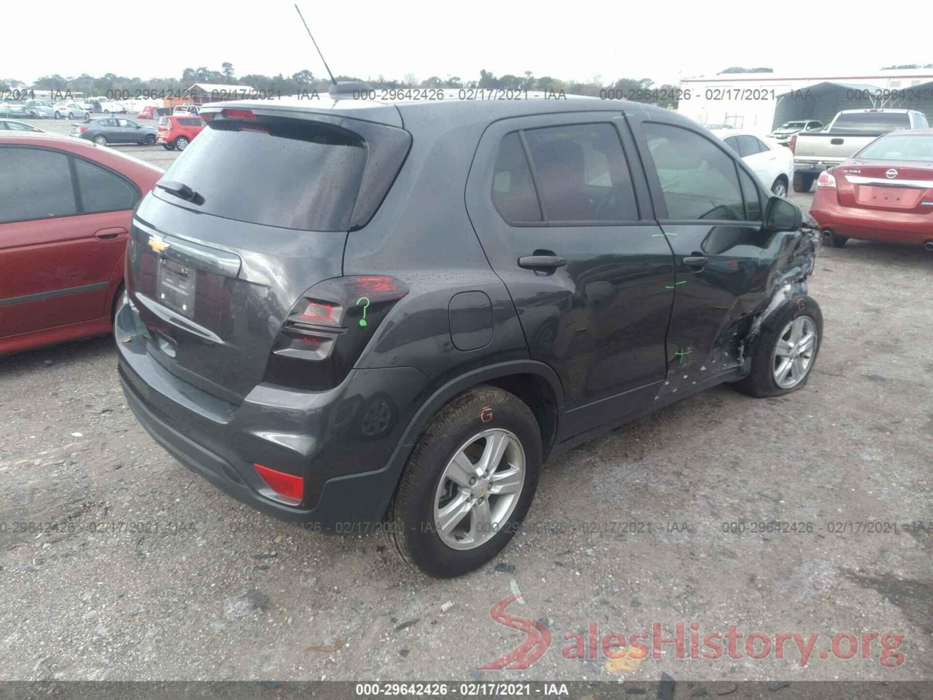 3GNCJNSB0LL208948 2020 CHEVROLET TRAX