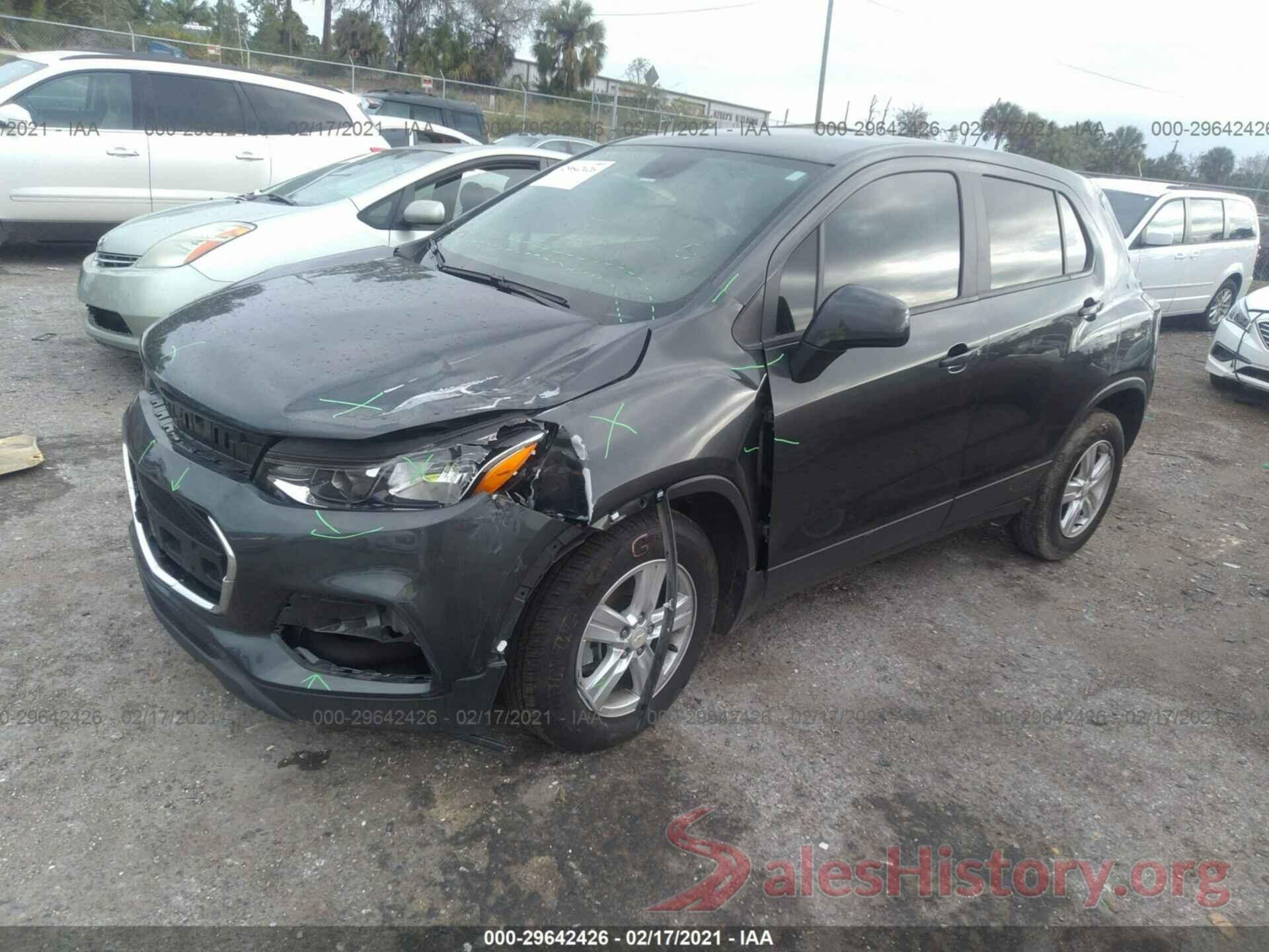 3GNCJNSB0LL208948 2020 CHEVROLET TRAX