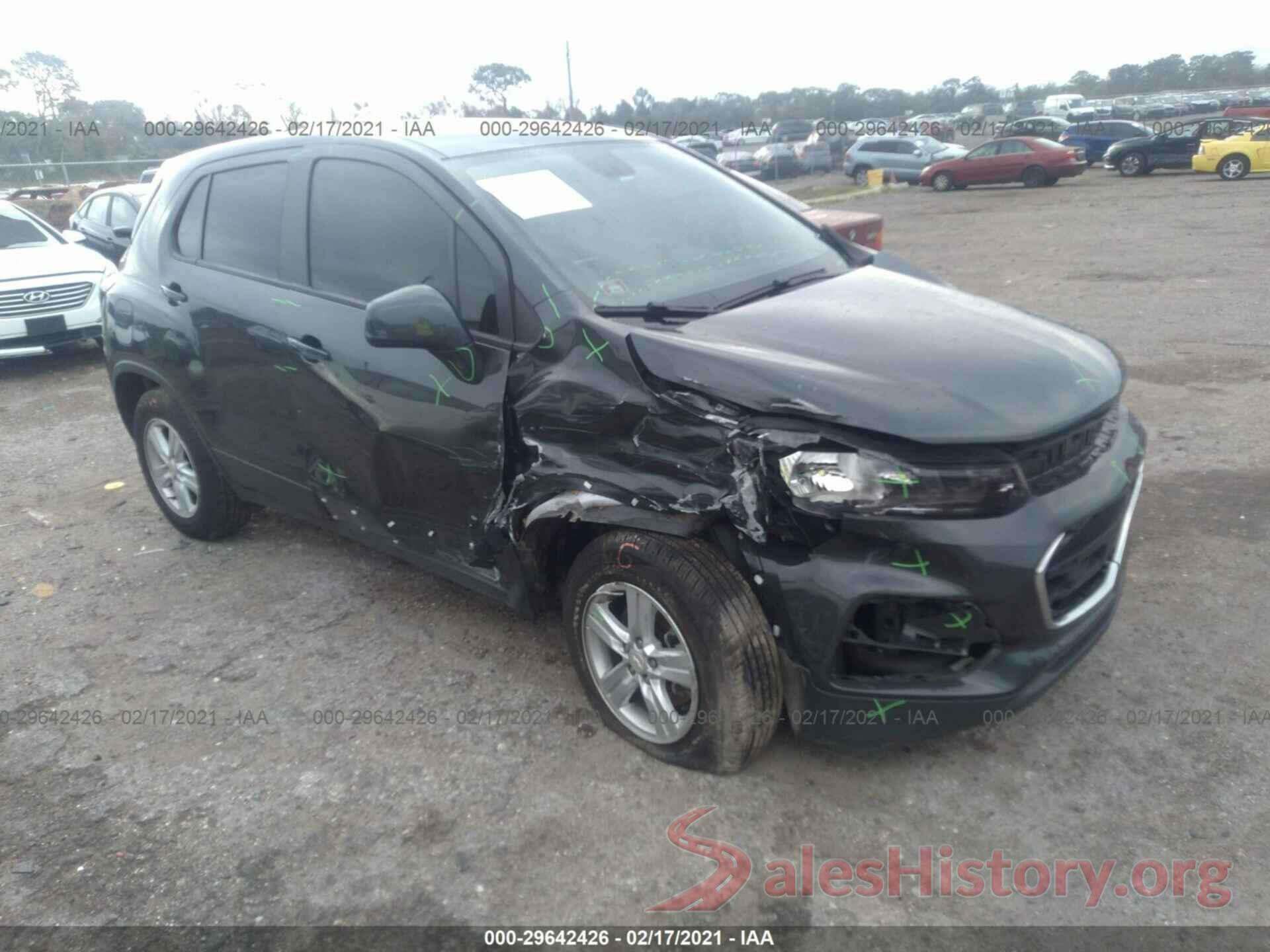 3GNCJNSB0LL208948 2020 CHEVROLET TRAX