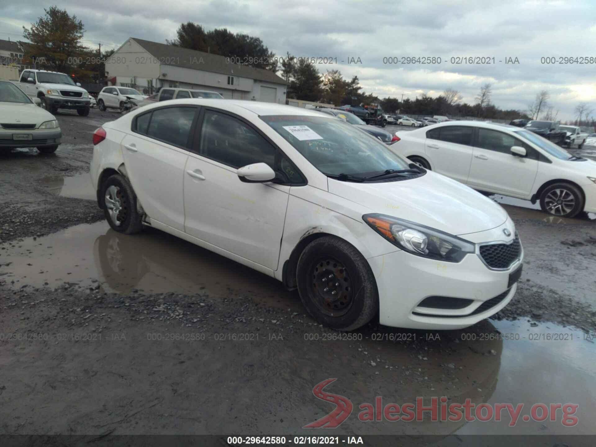 KNAFK4A68G5510962 2016 KIA FORTE