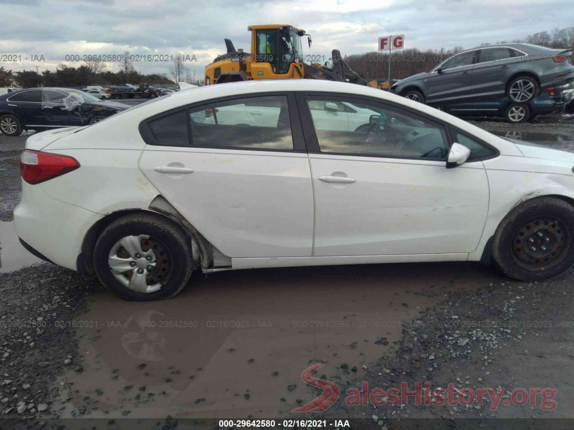 KNAFK4A68G5510962 2016 KIA FORTE